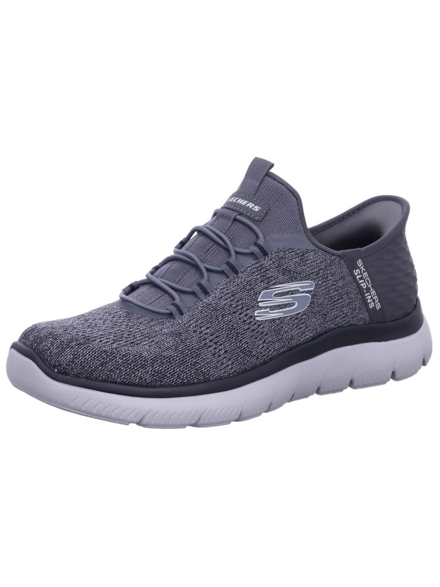 SKECHERS Zapatillas de casa 'Slipper Herren 232469 CCBK Textil in grau'  gris
