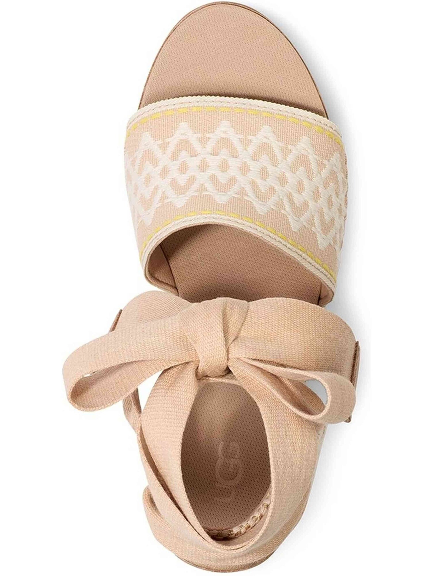 Sandalias Ugg de Plataforma para Mujer Beige – imagen 3