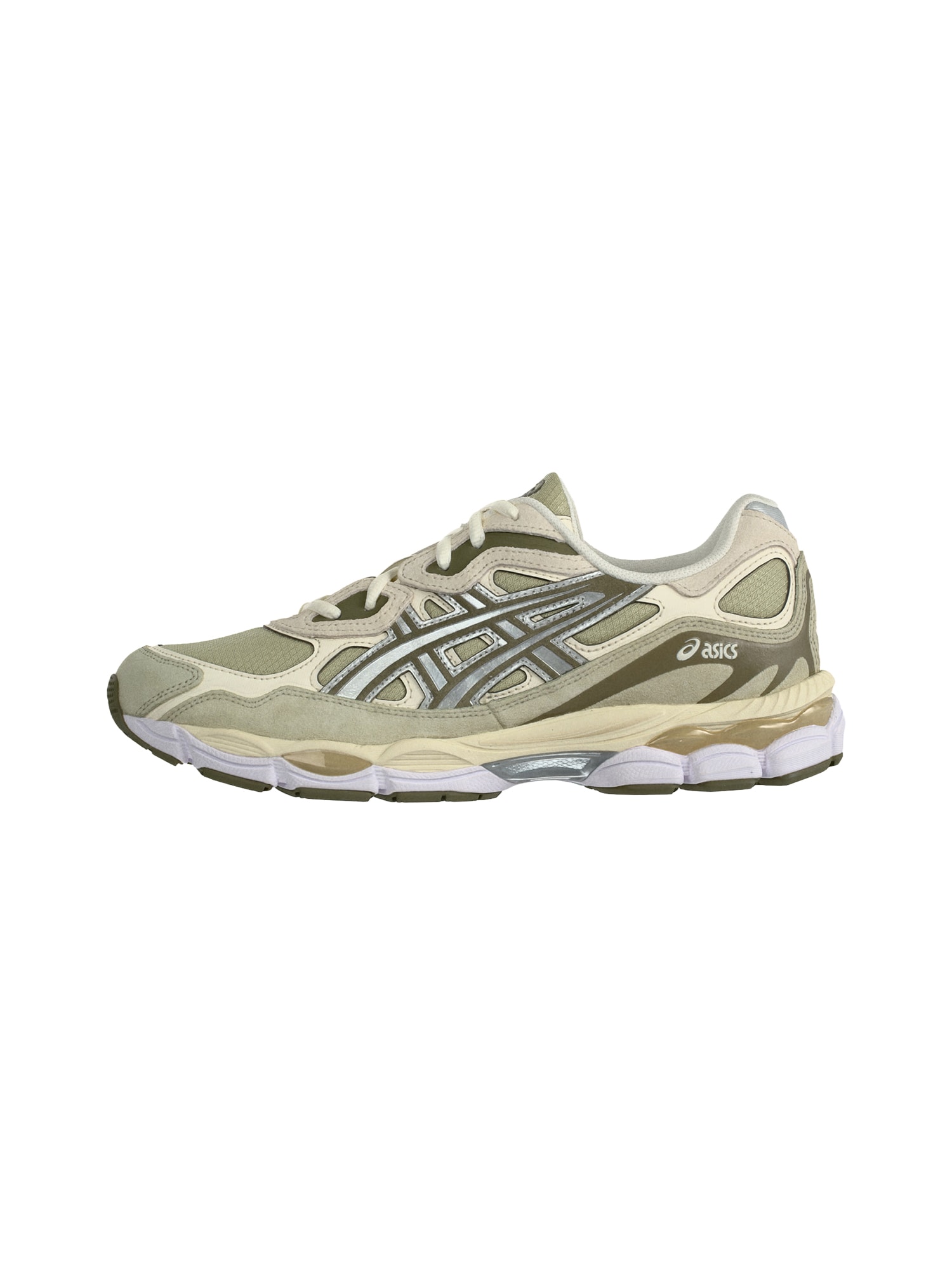 ASICS SportStyle Bežecká obuv 'Gel-NYC'  krémová / kaki / strieborná