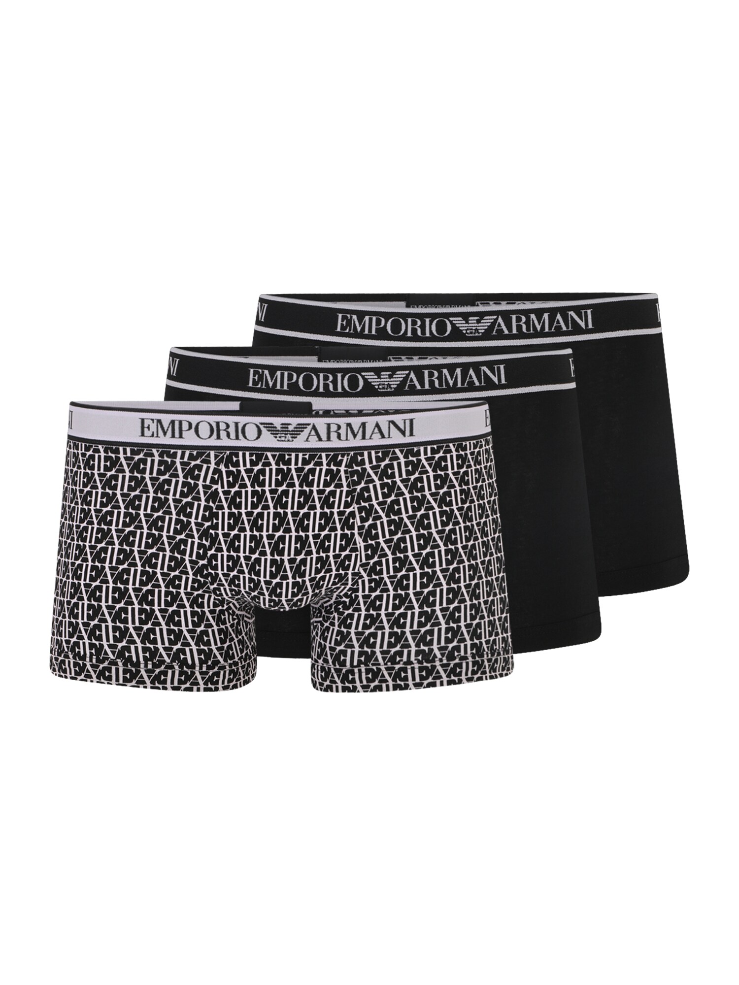 Emporio Armani Boxerky  čierna / biela