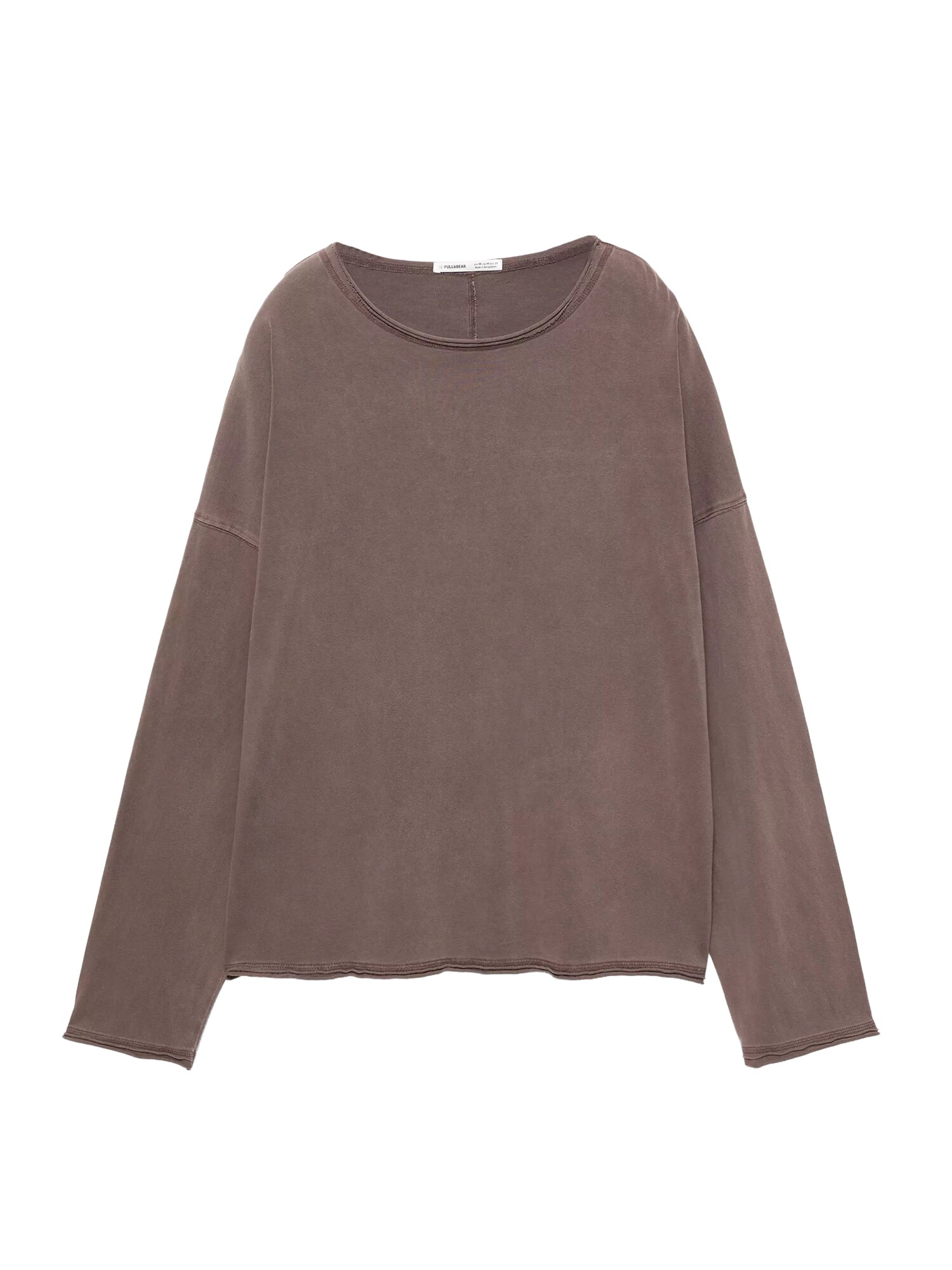 Pull&Bear Tricou  ciocolatiu