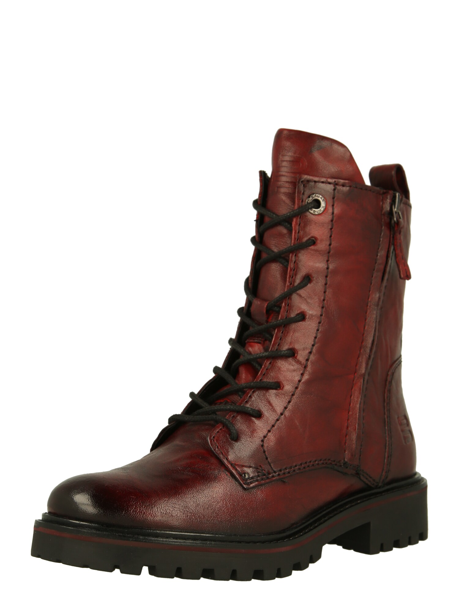 TT. BAGATT Ghete cu șireturi Rania  roşu închis