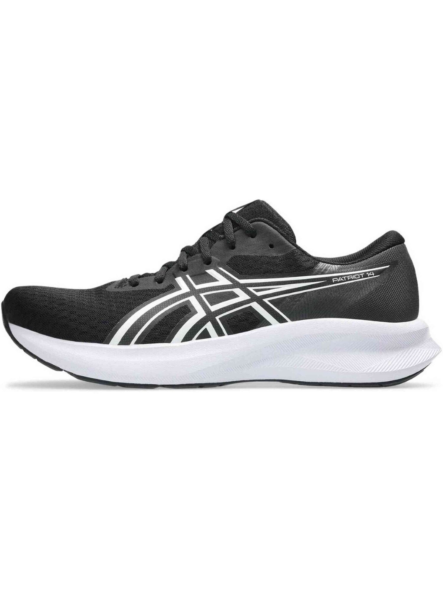 ASICS Zapatillas de running 'Patriot 14' negro / blanco – imagen 1