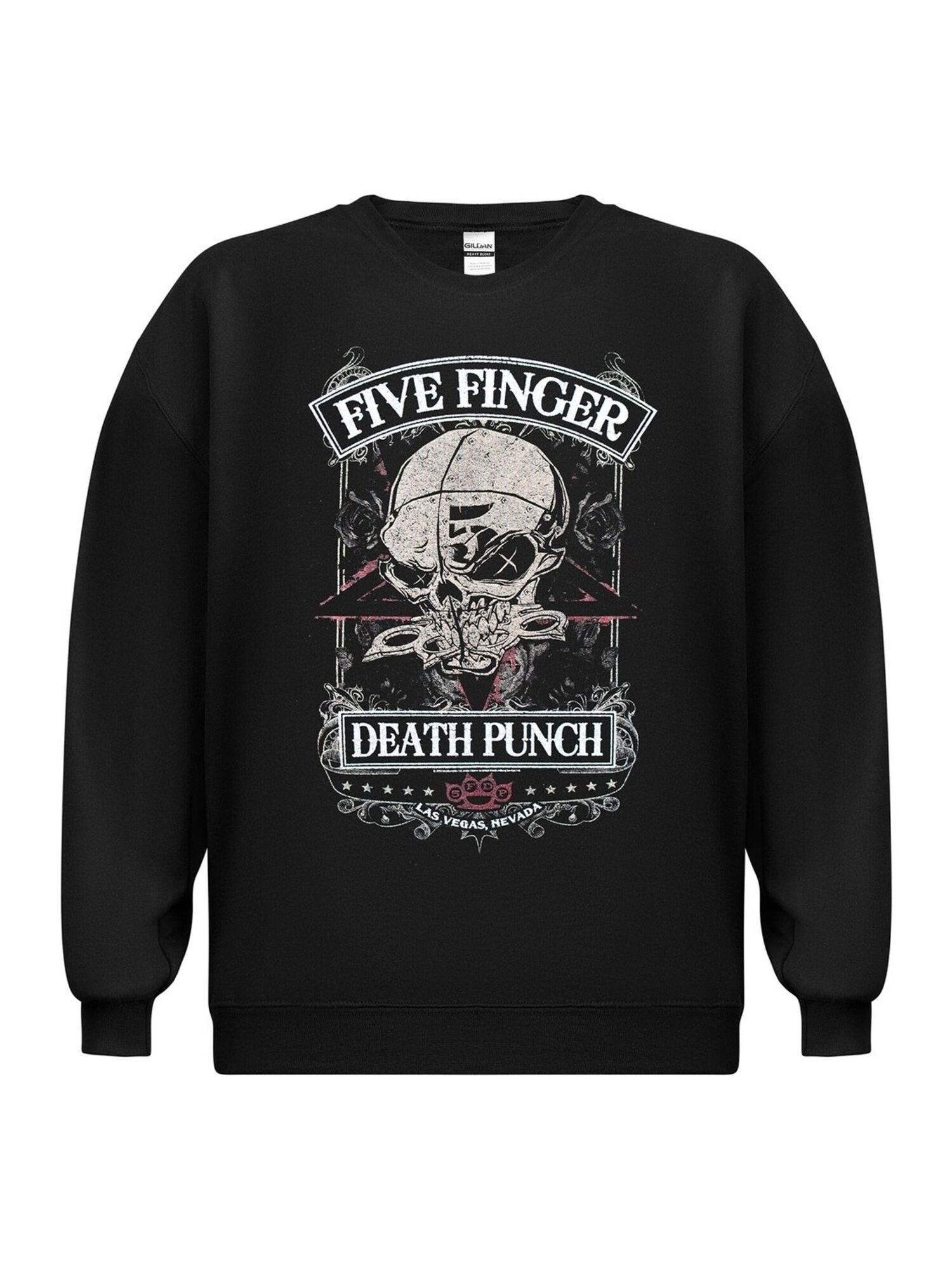 Five Finger Death Punch Felpa 'Five Finger Death Punch Five Finger Death Punch Wicked Master Rose Sweatshirt Sweatshirt' nero