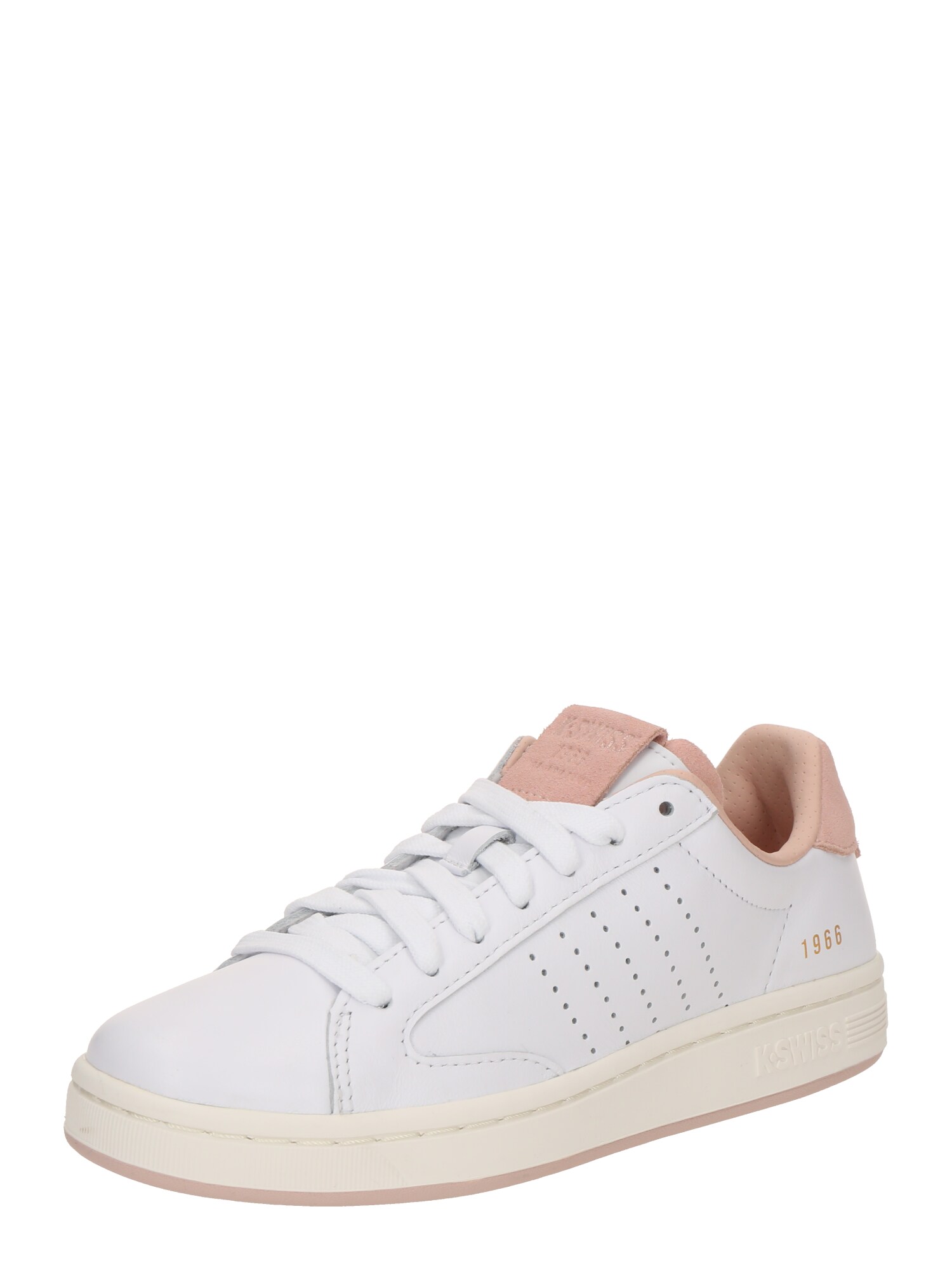 K-SWISS Nízke tenisky 'Lozan Klub'  marhuľová / biela