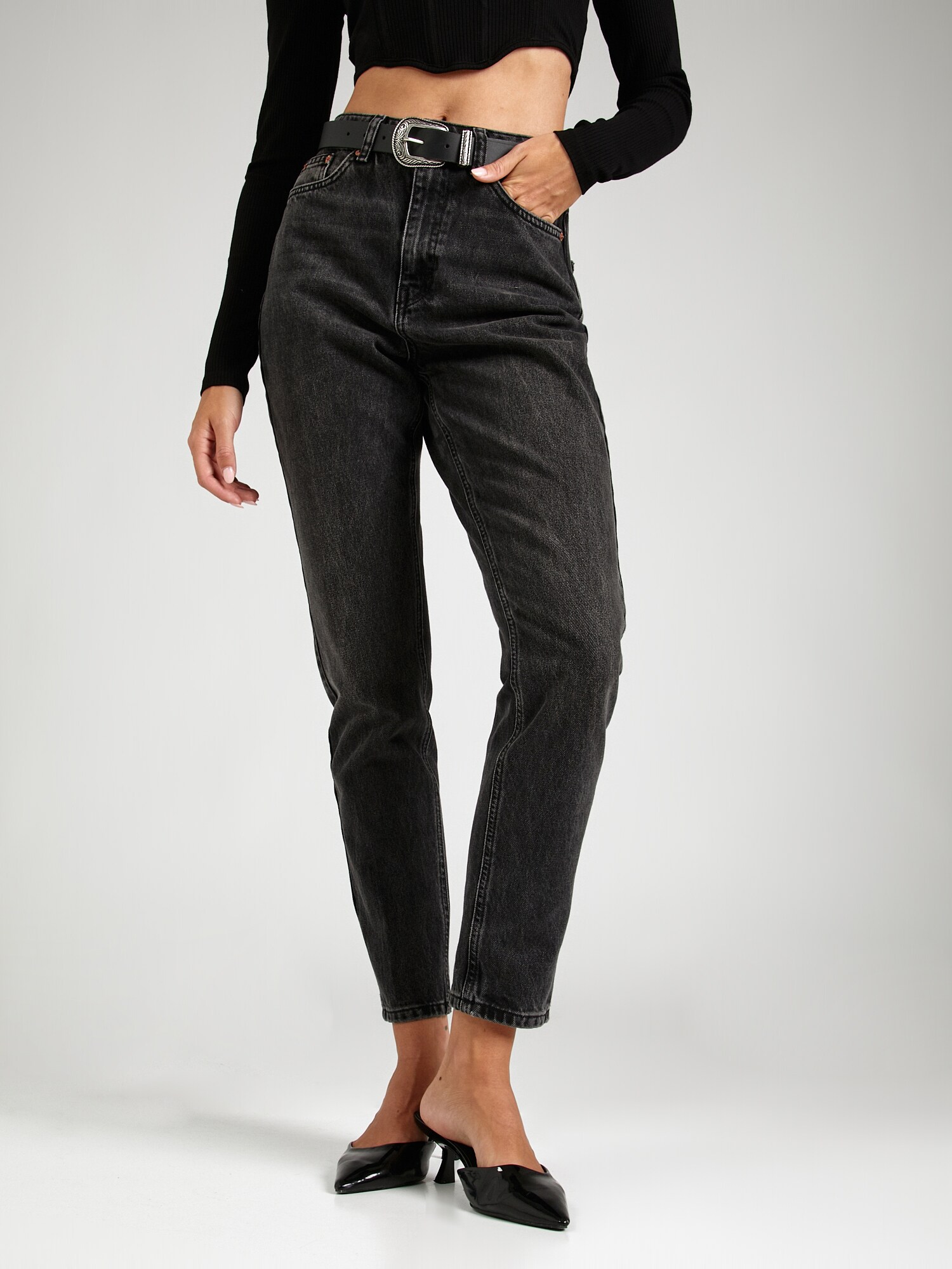 TOPSHOP Farmer  fekete farmer termék 2. képe