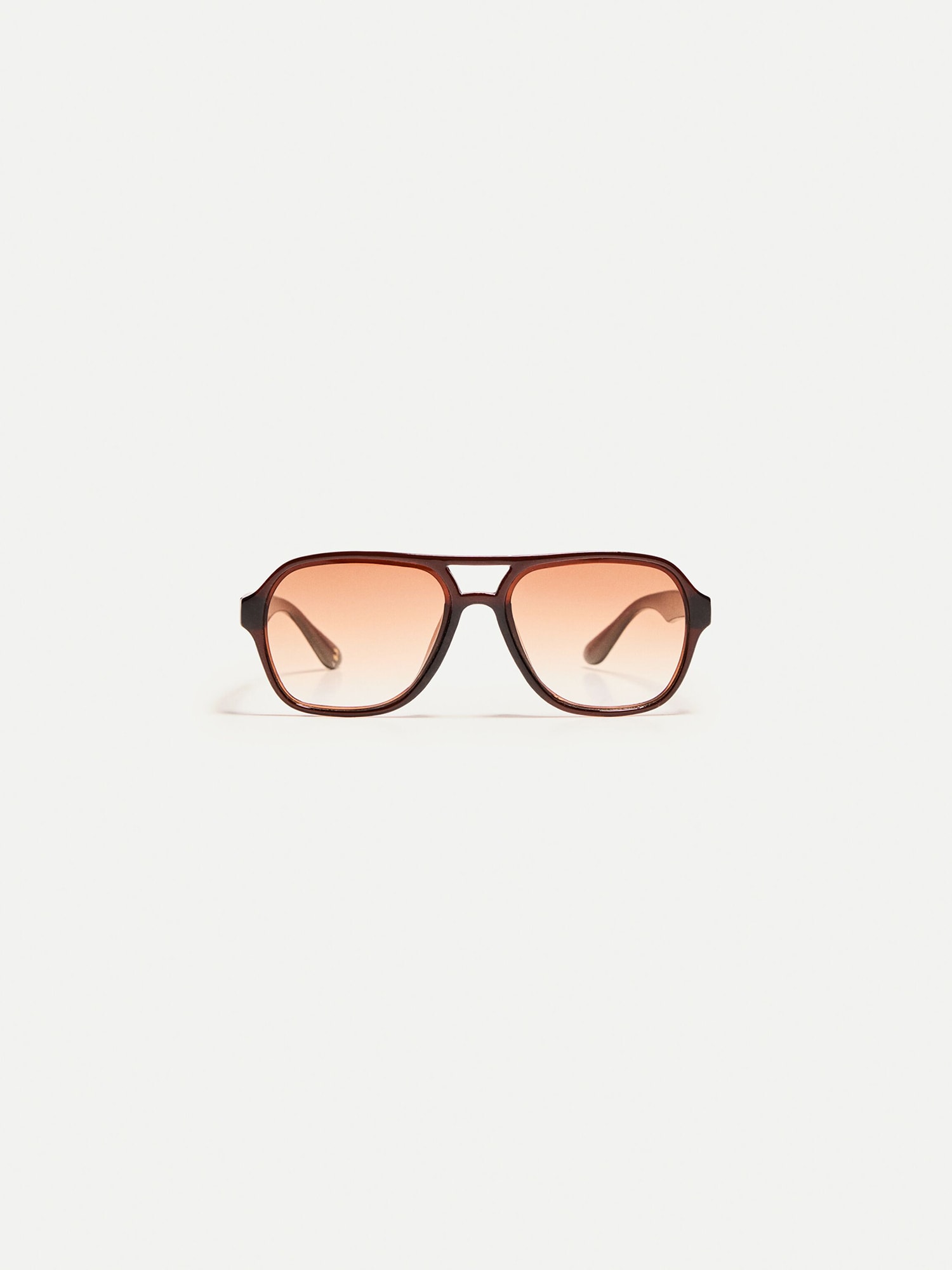 Bershka Ochelari de soare  maro ruginiu