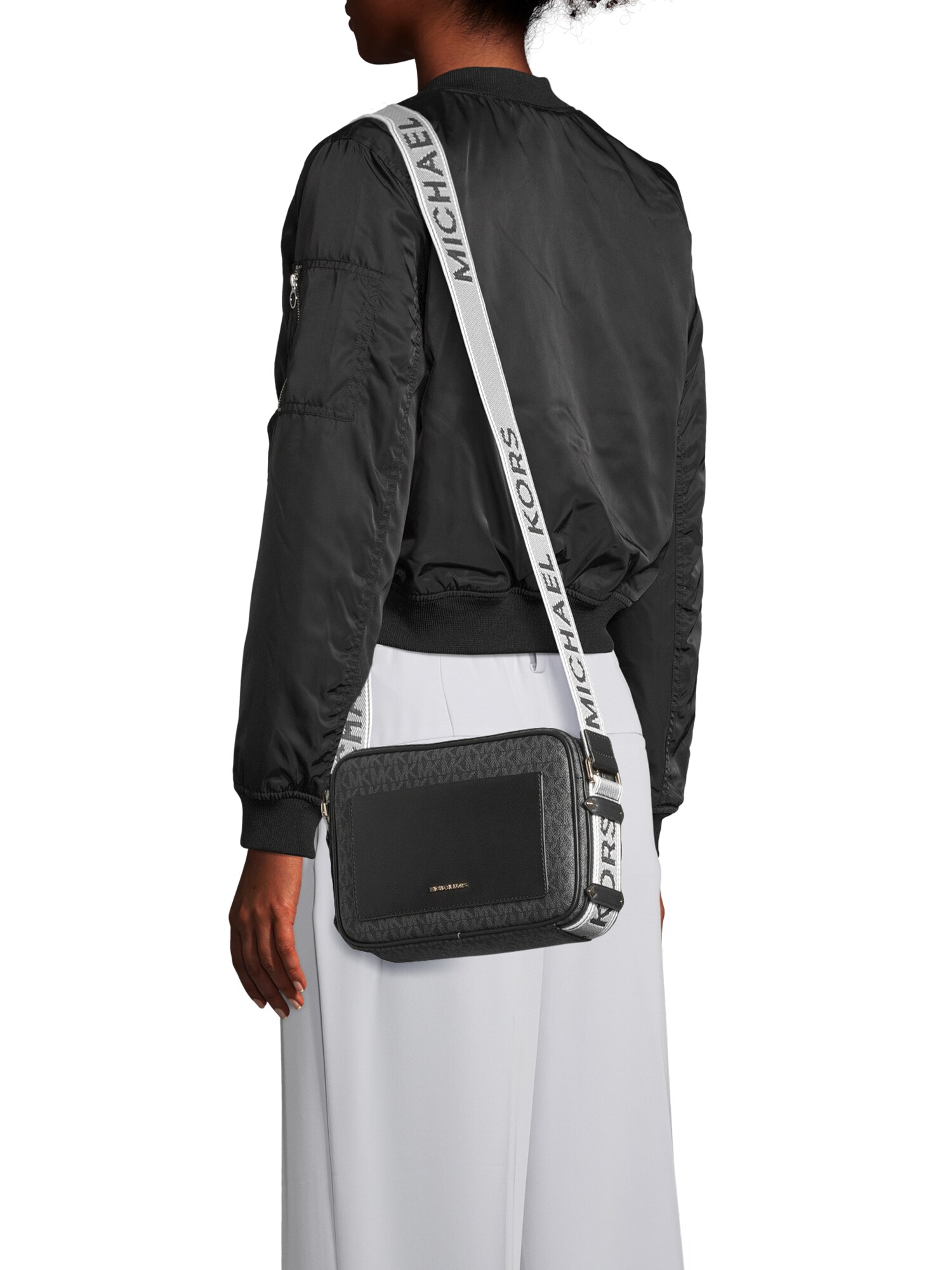 MICHAEL Michael Kors Taška cez rameno čadičová / čierna (obrázok 5)