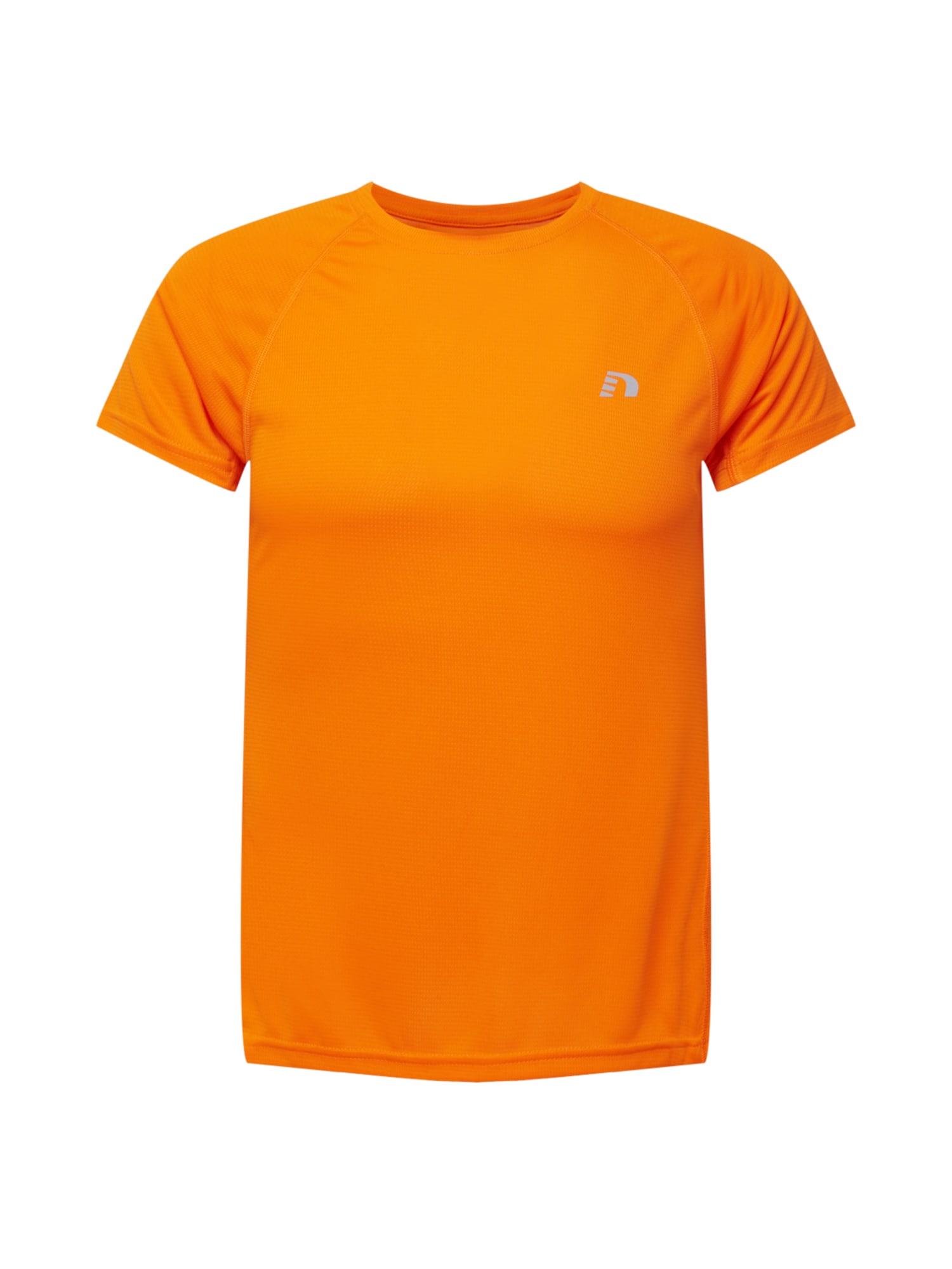 Newline Sportiniai marškinėliai dūmų pilka / neoninė oranžinė
