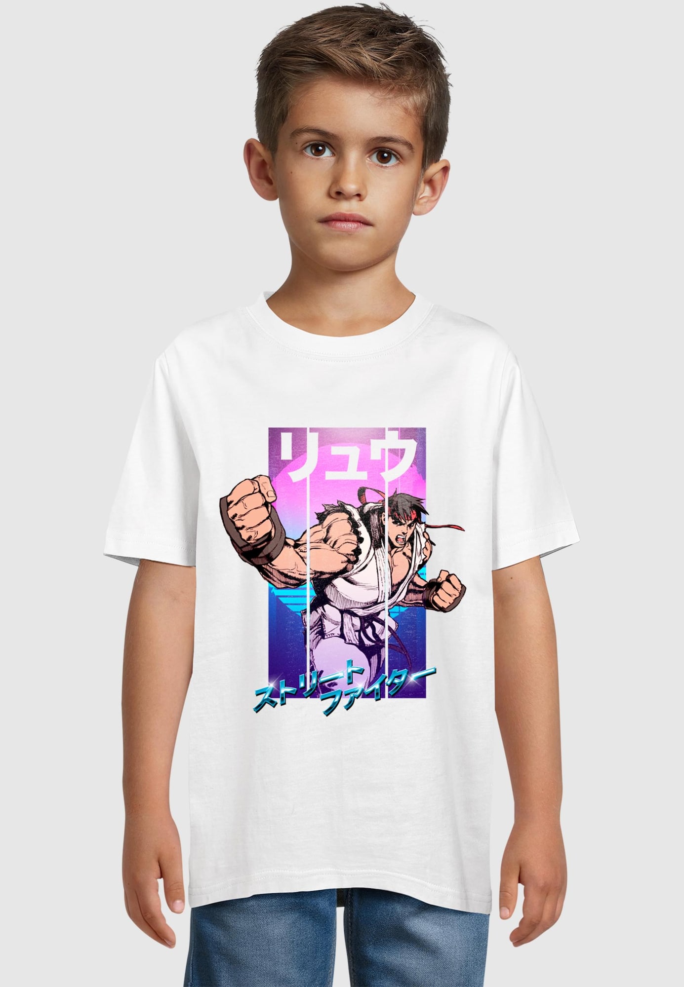 Thumbnail - Merchcode T-Shirt Street Fighter - Ryu Future 80s