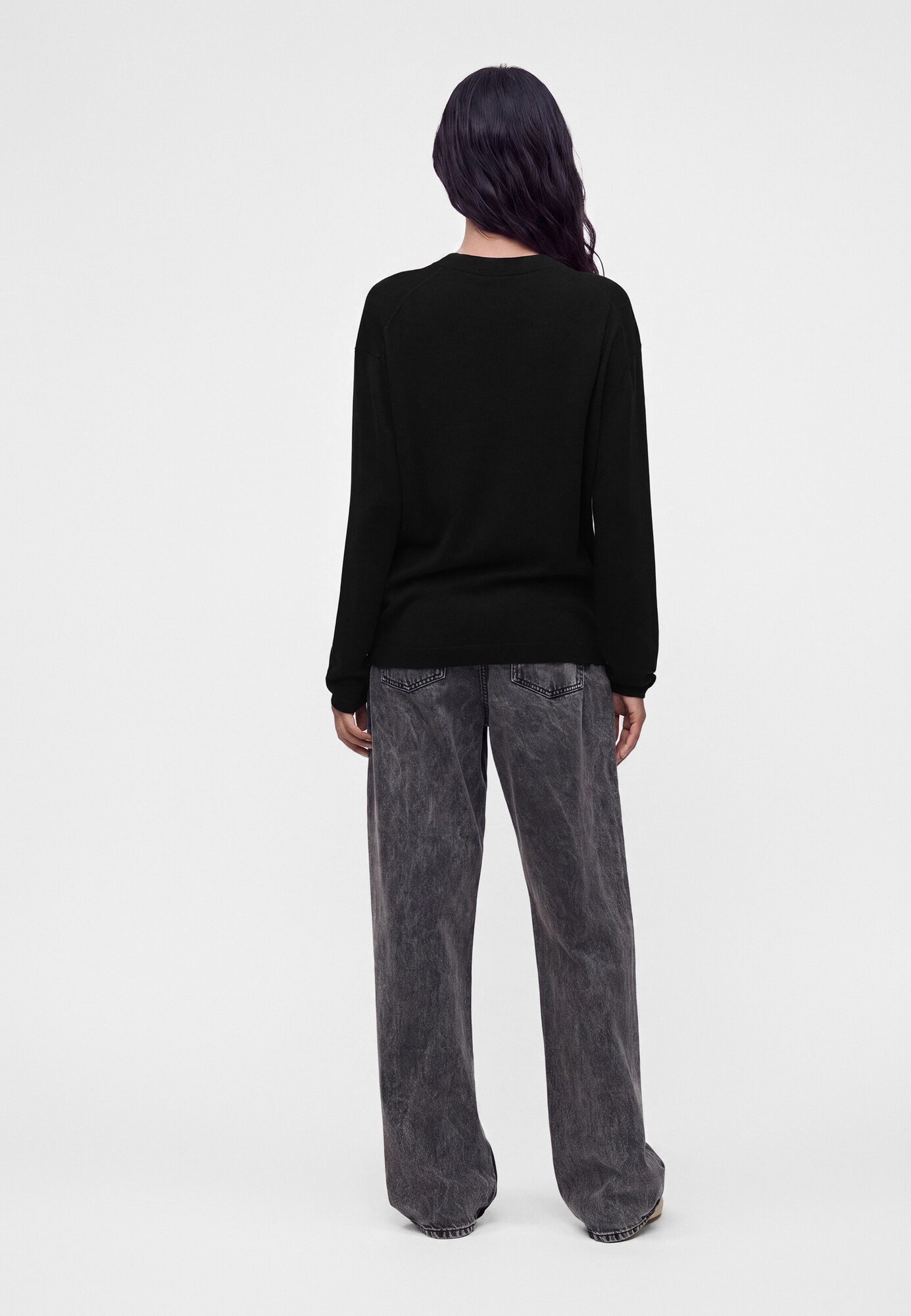 HUGO Jersey 'Sessiria' negro – imagen 3