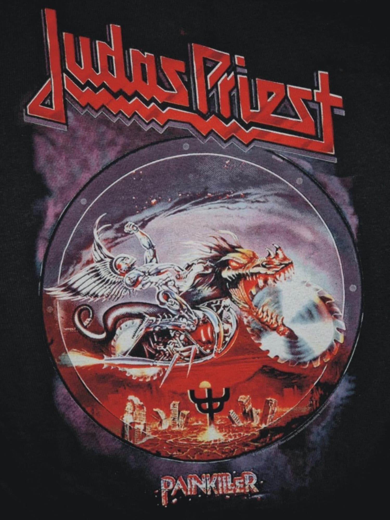 Judas Priest Camiseta 'Judas Priest Painkiller T-Shirt'  negro – imagen 4
