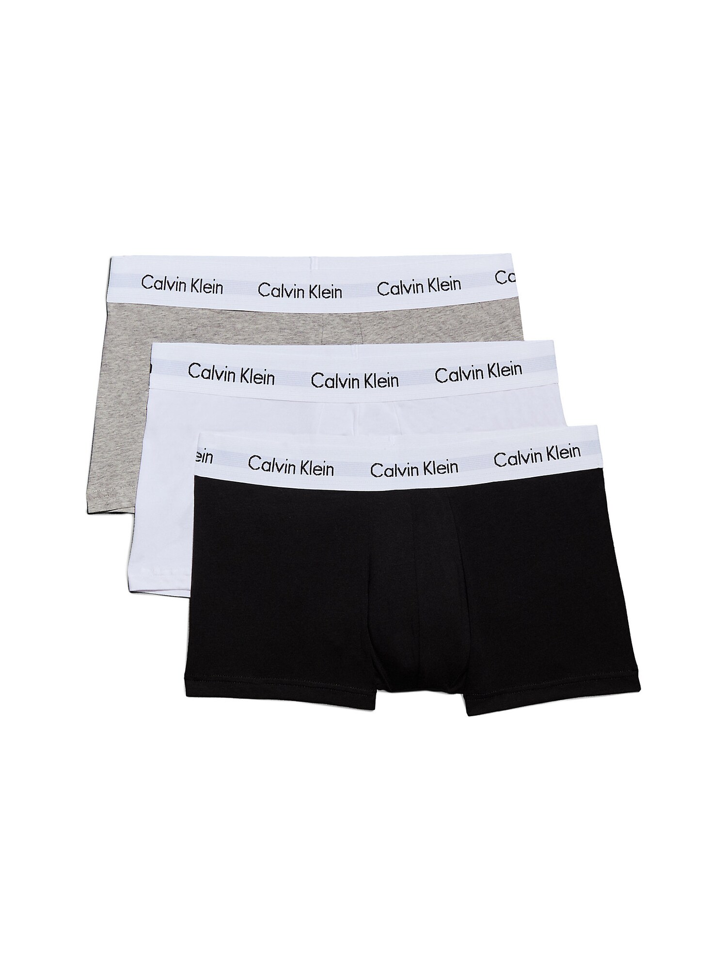 Calvin Klein Underwear Boxeri  gri deschis / gri amestecat / negru / alb
