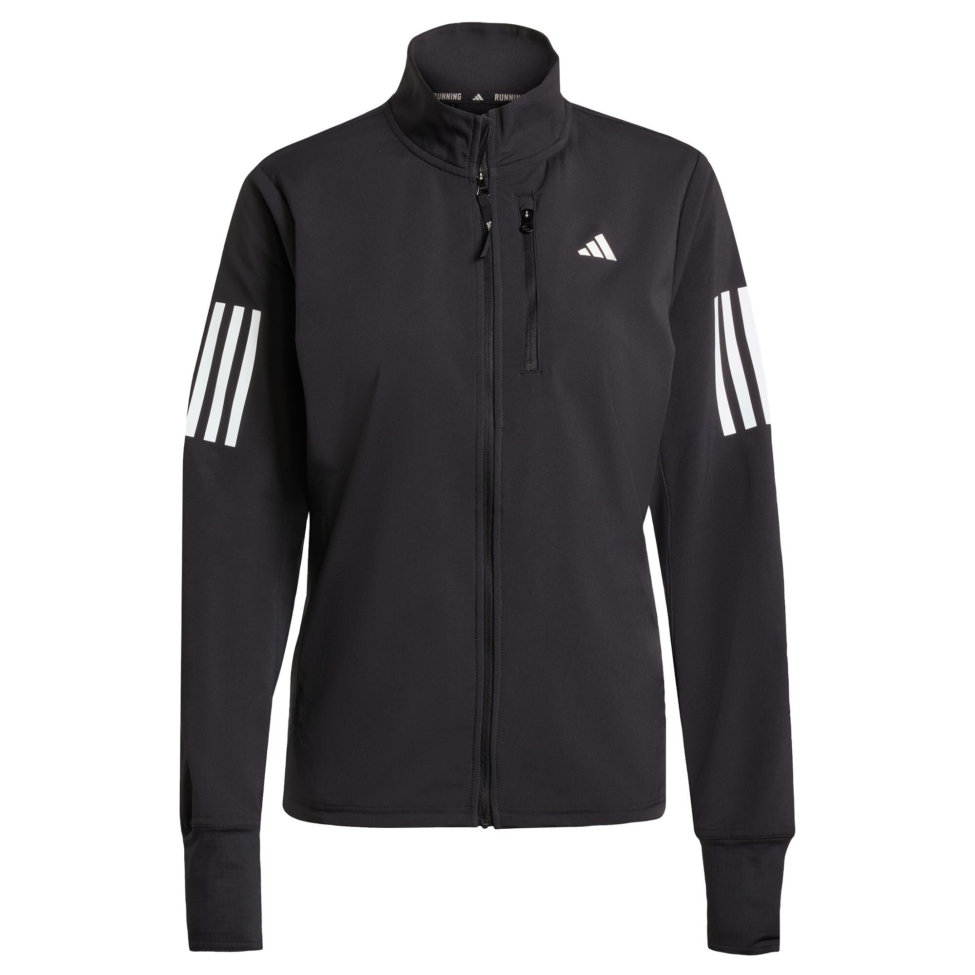 ADIDAS PERFORMANCE Geacă sport Own The Run  negru / alb