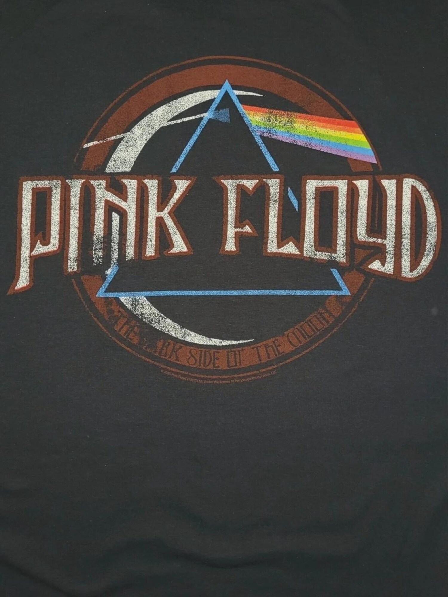 Pink Floyd Camiseta 'Pink Floyd - Dark side of the moon new logo t-shirt XXL' negro – imagen 3
