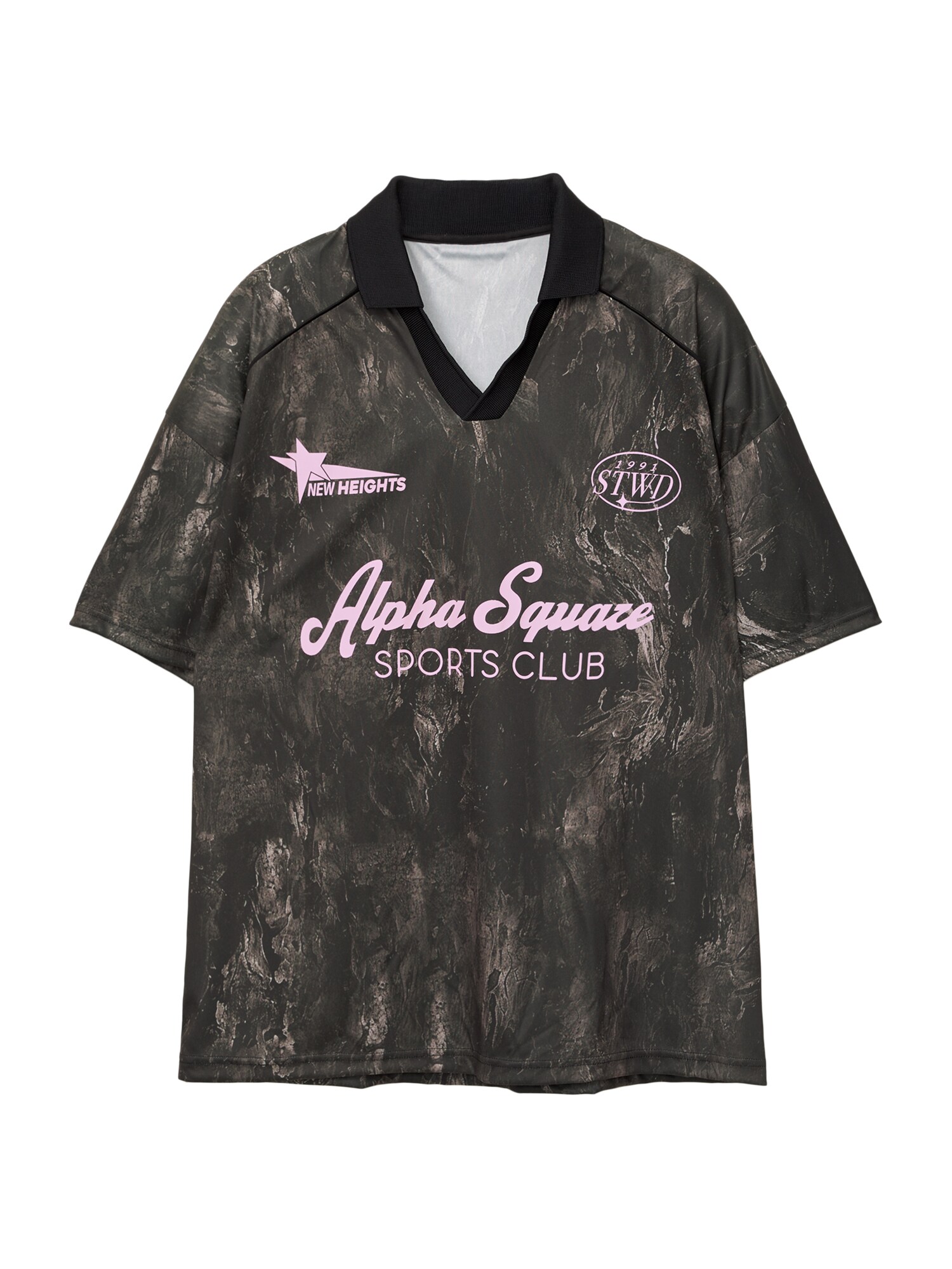 Pull&Bear Tricou STWD ALPHA SQUARE SPORTS  bej / maro închis / roz