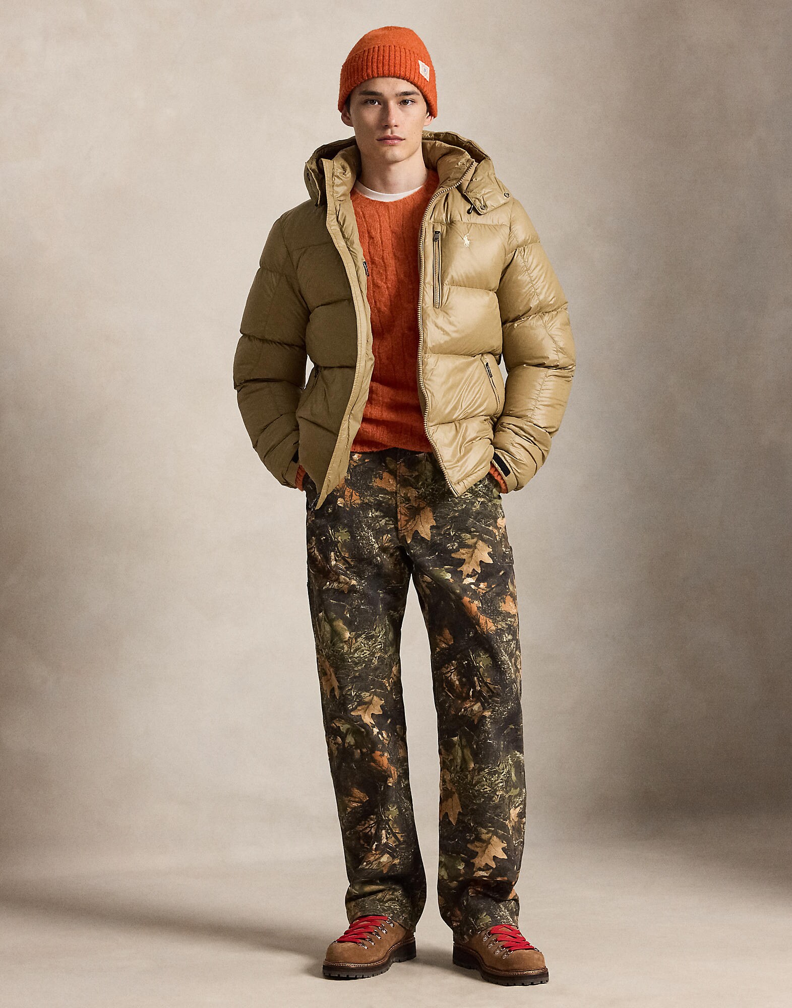 Polo Ralph Lauren Chaqueta de invierno  camelo – imagen 4