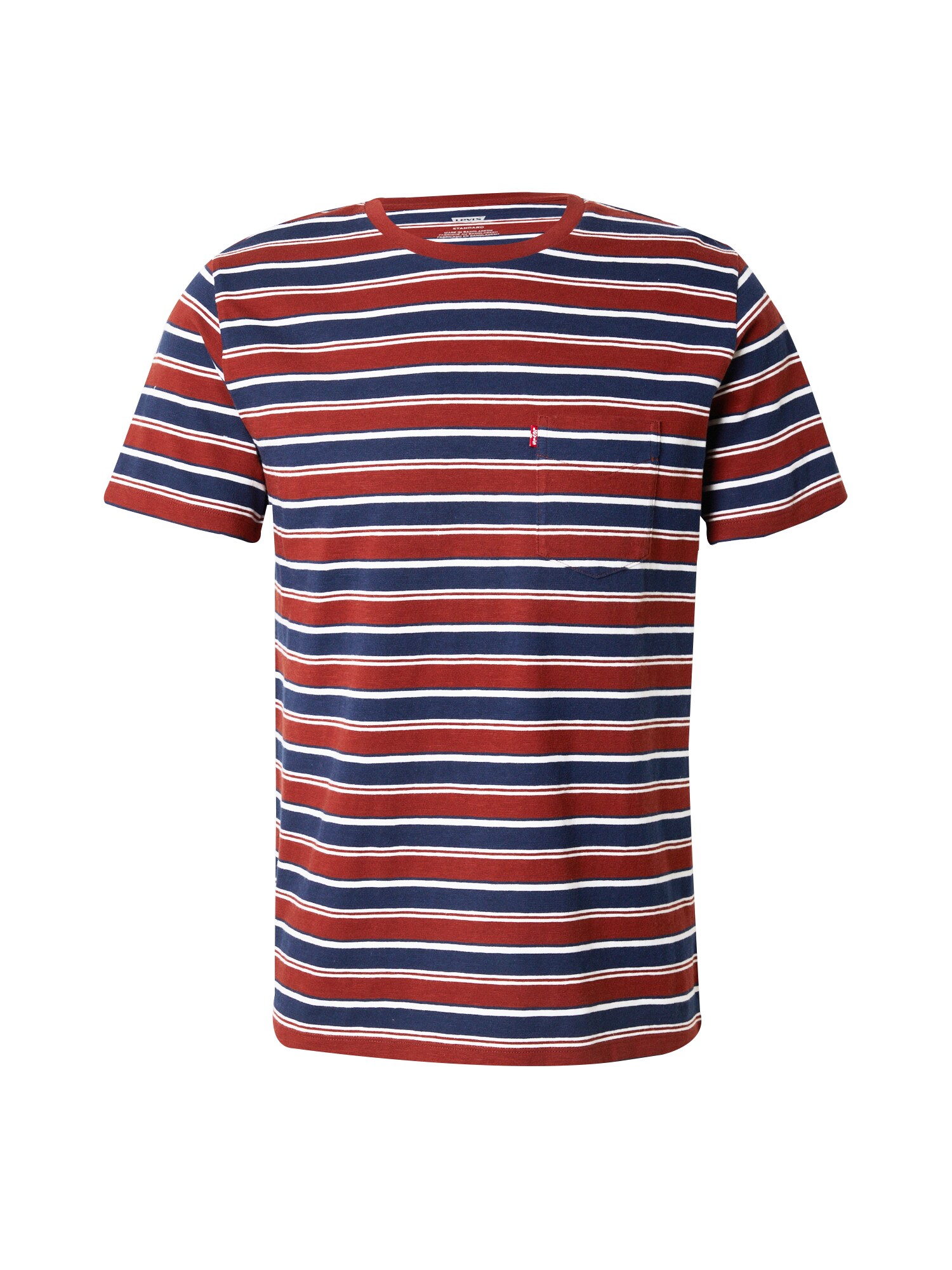 LEVI'S ® Tričko  námornícka modrá / tmavočervená / biela