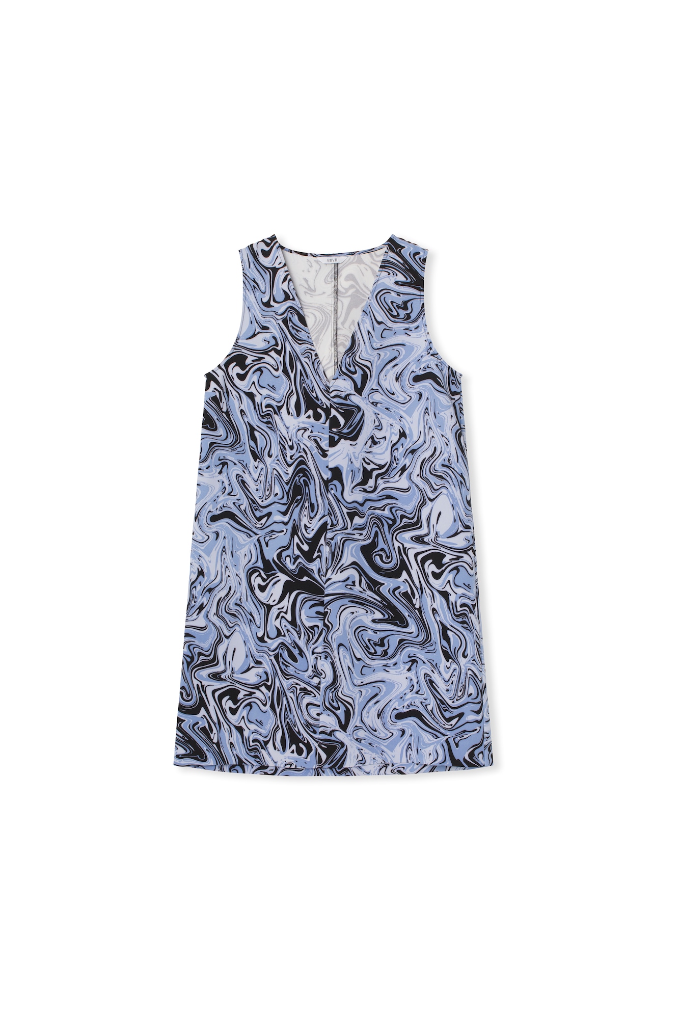 Envii Rochie  albastru marin / albastru fumuriu / albastru deschis