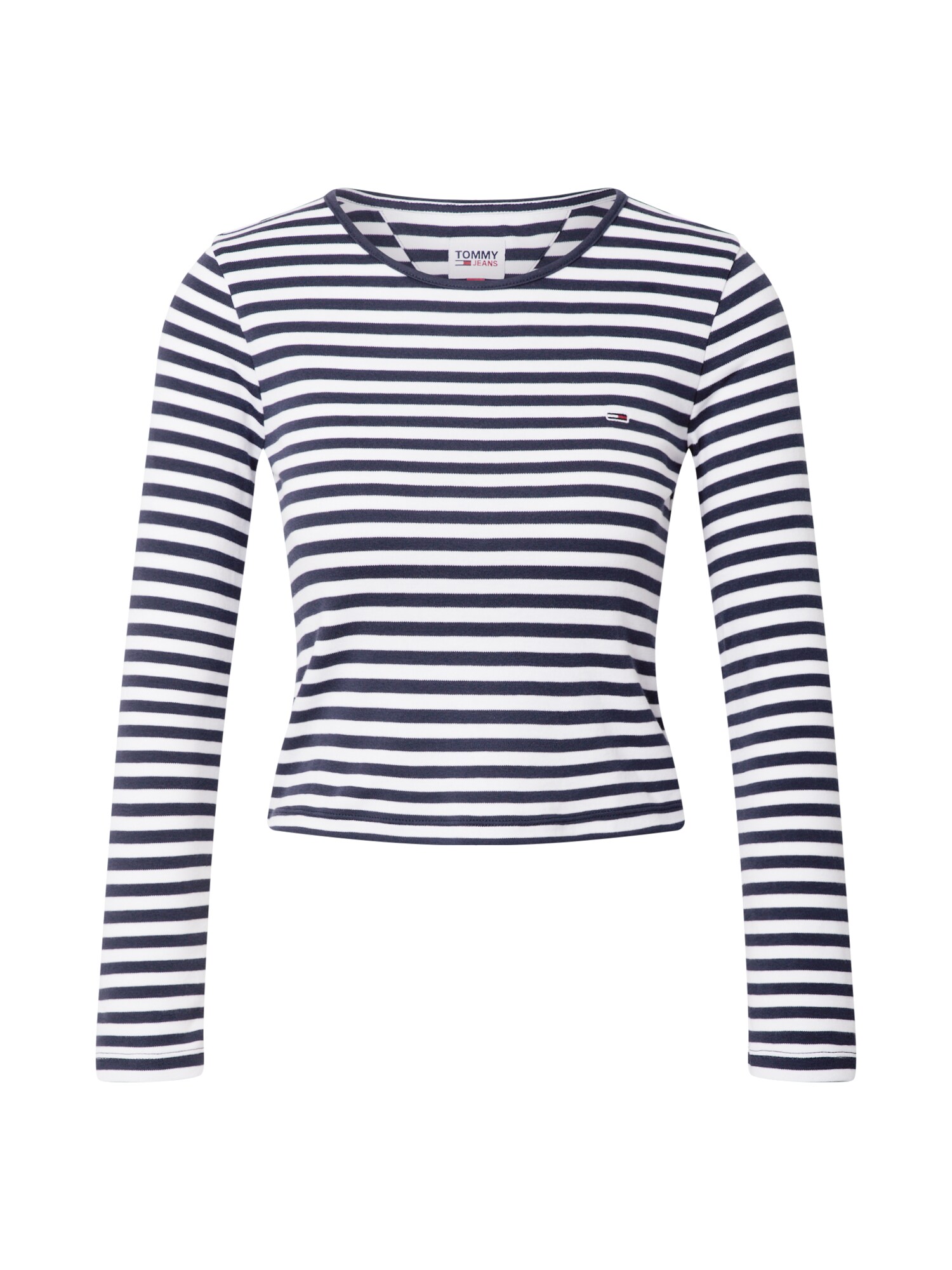 Tommy Jeans Marškinėliai  balta / tamsiai mėlyna