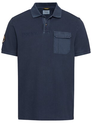 camel active Shirt Crème / Blauw / Marine