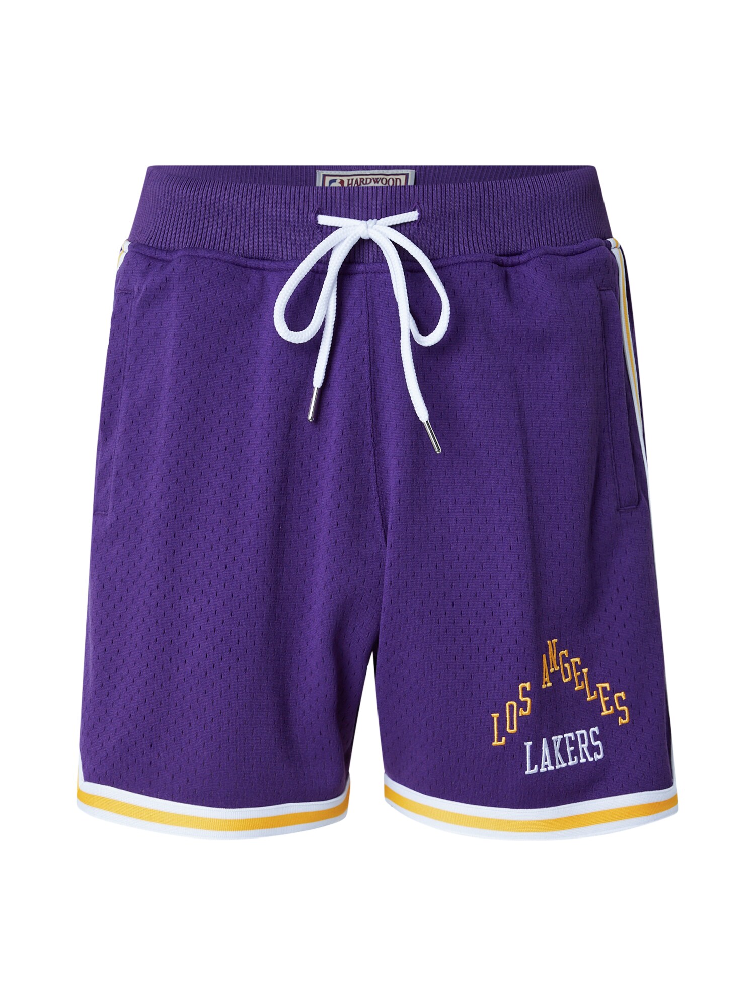 Mitchell & Ness Nohavice 'LA Lakers'  tmavožltá / baklažánová / biela