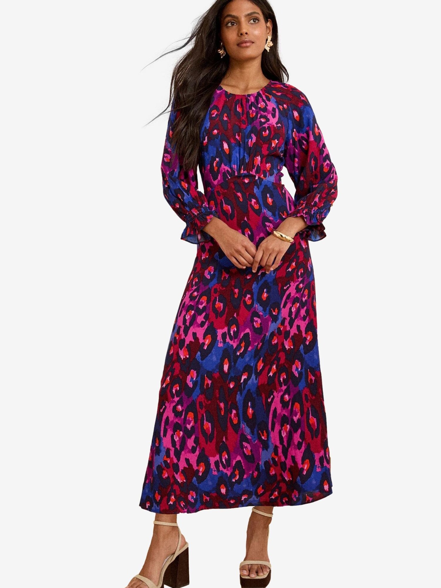 love & roses Rochie  albastru / bleumarin / lila / roşu închis