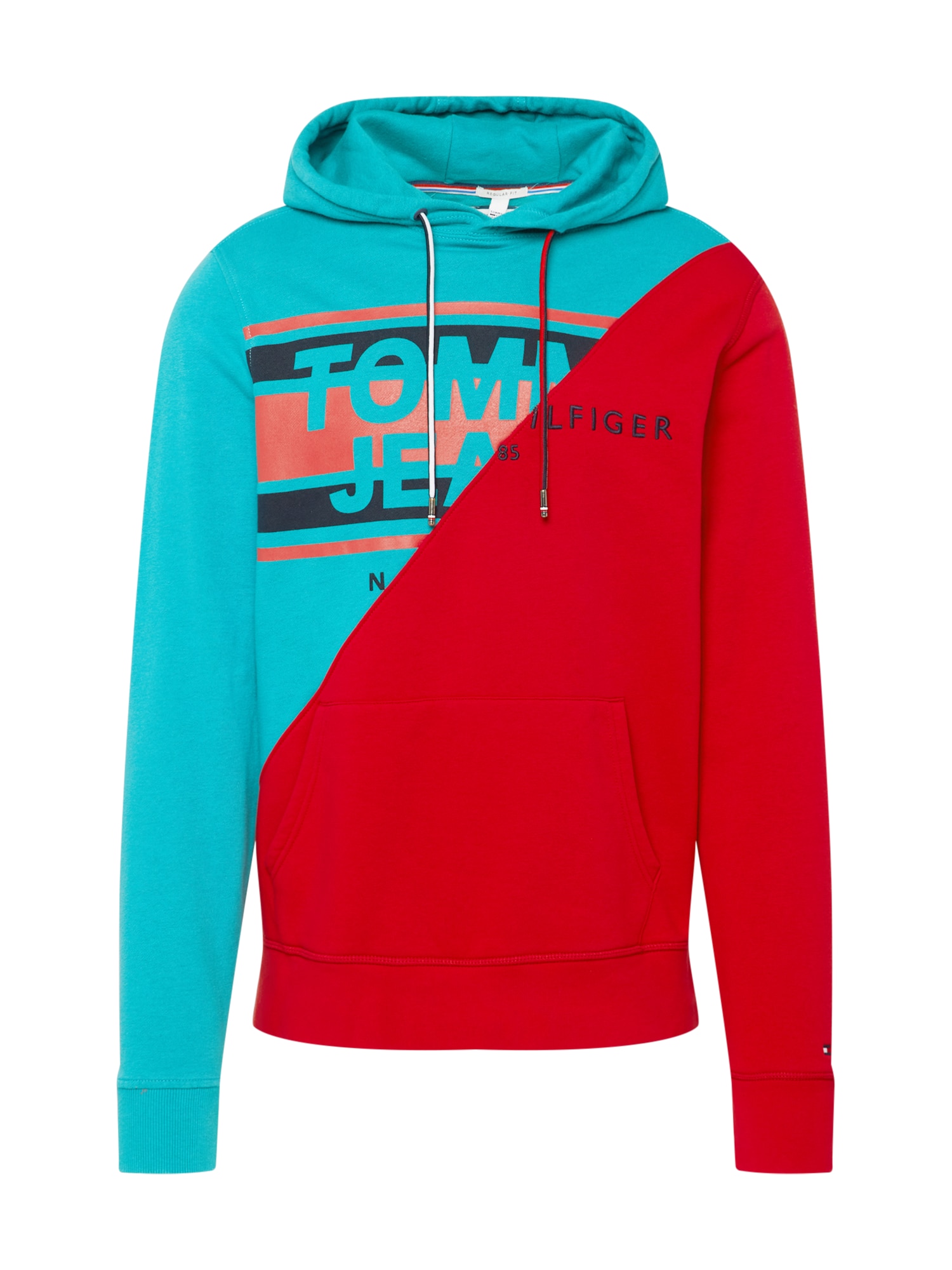 Tommy Remixed Sweatshirt  jade / vermelho / preto