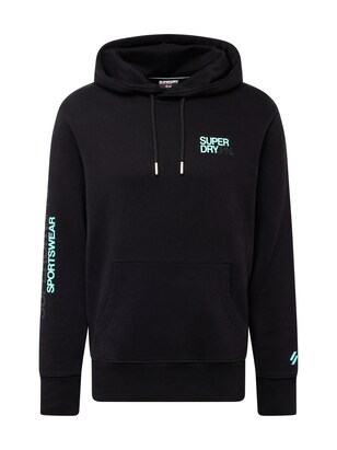 Superdry Sweatshirt Aqua / Zwart