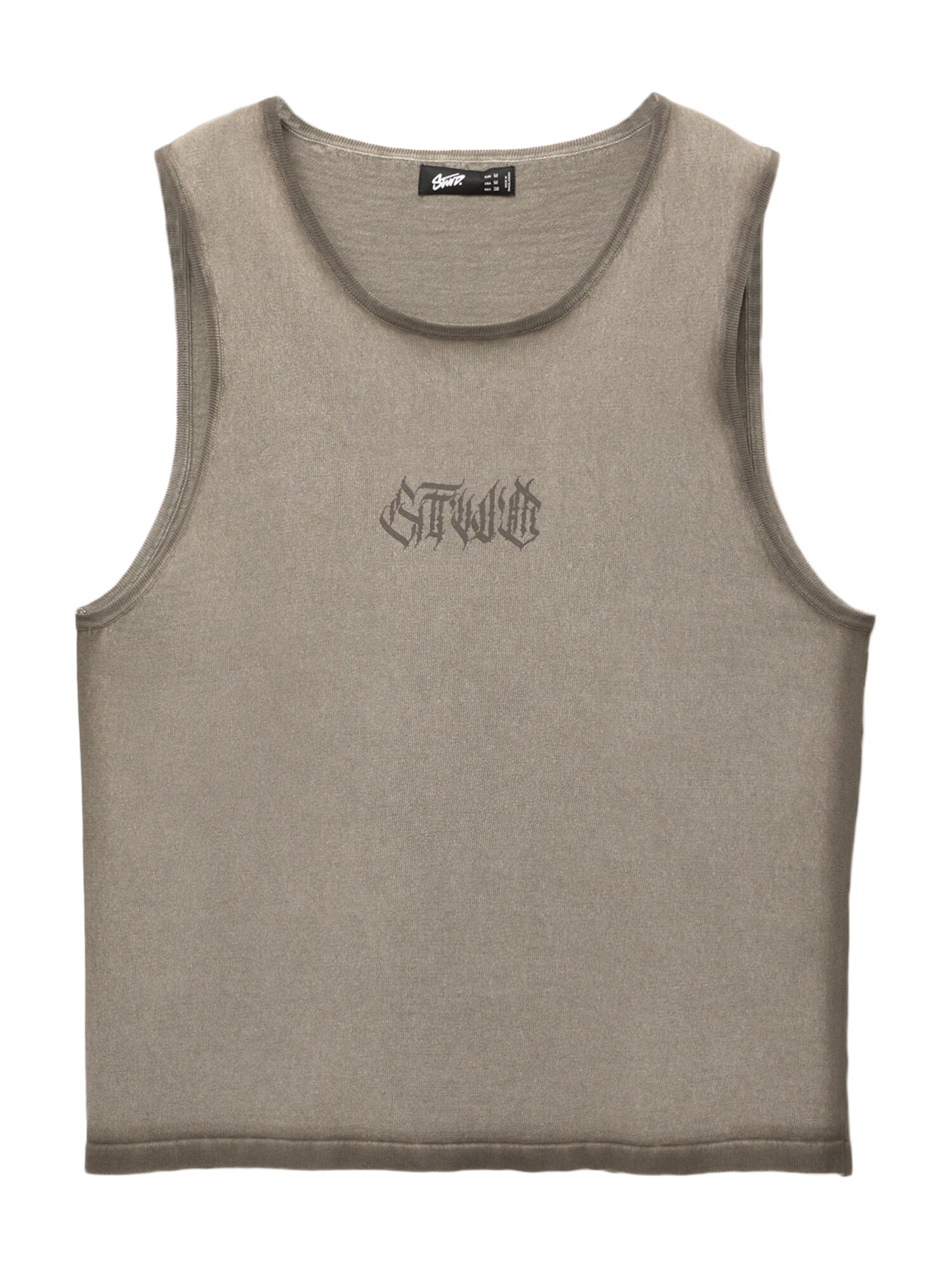 Pull&Bear Tričko 'STWD'  sivá / tmavosivá
