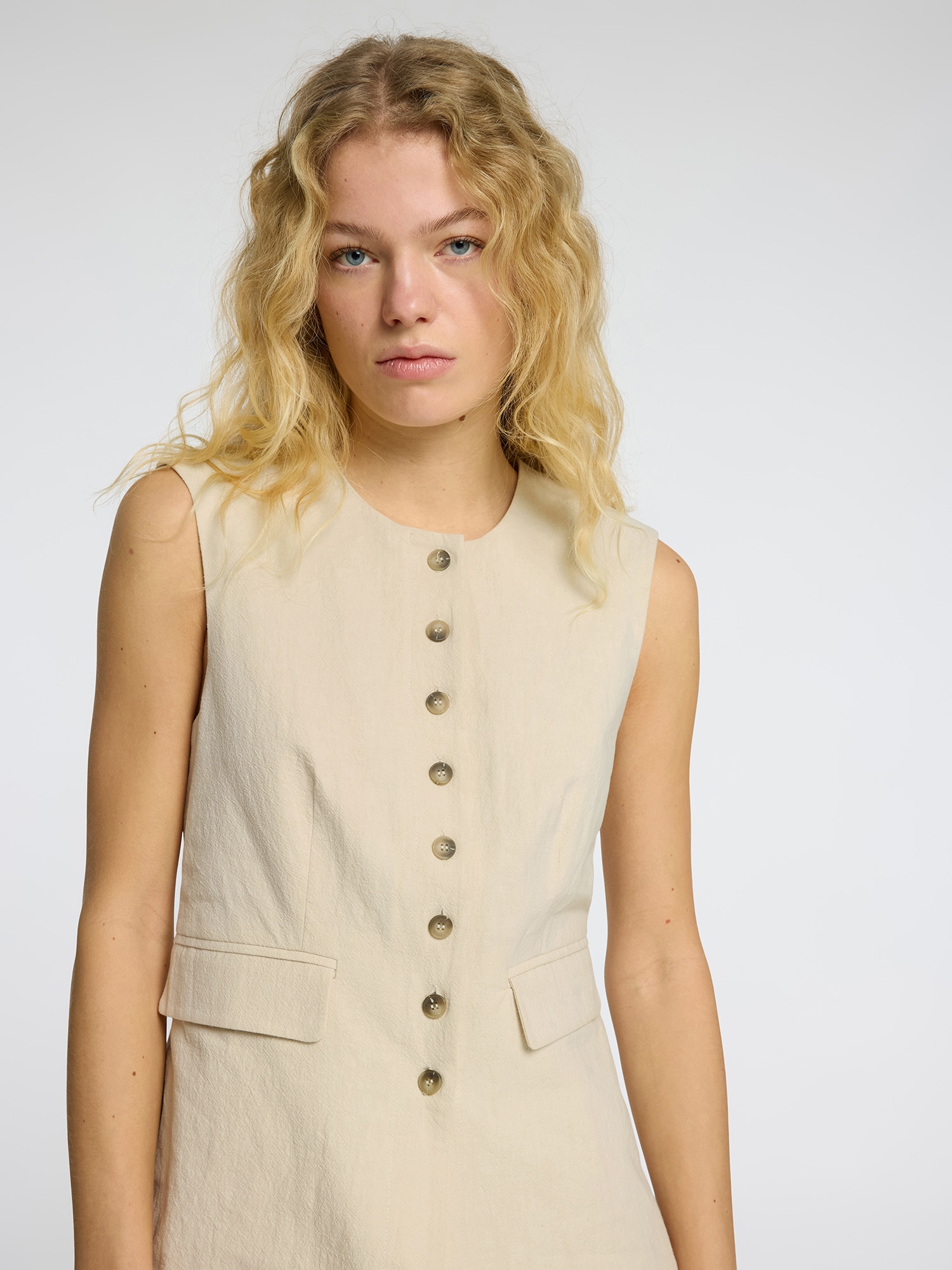 SELECTED FEMME Mellény 'SLFIluna'  krém termék 2. képe