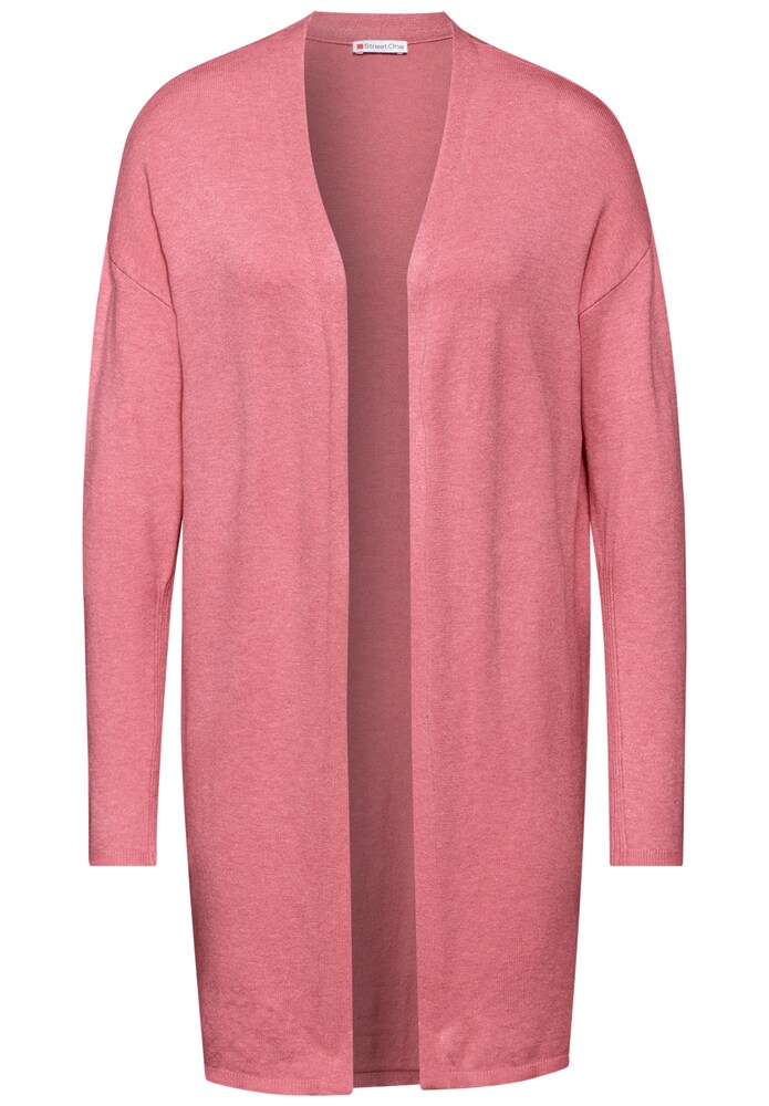 STREET ONE Langer Cardigan Damen Größe M rosa