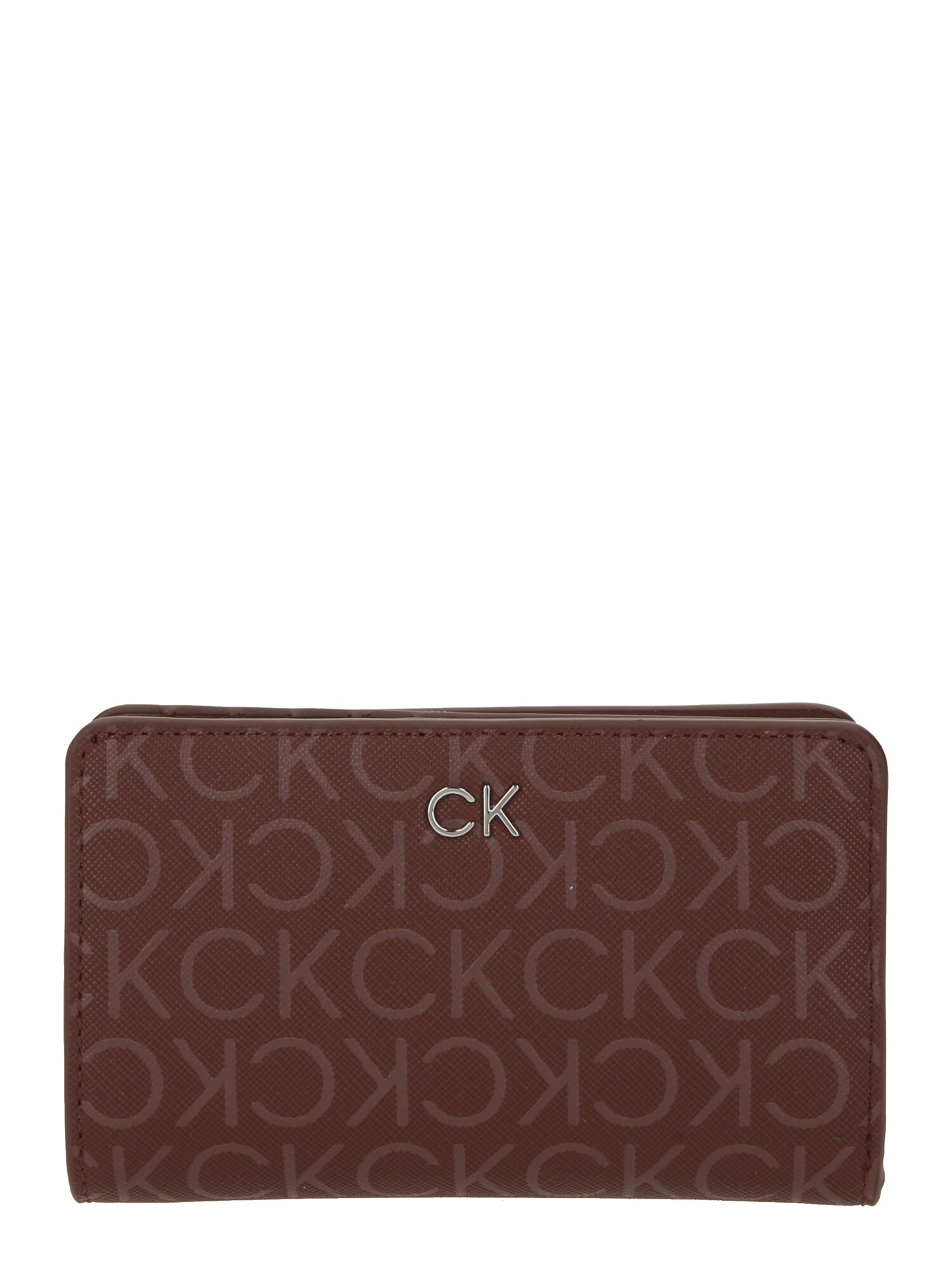 Calvin Klein Peňaženka 'DAILY'  hnedá / svetlohnedá / strieborná