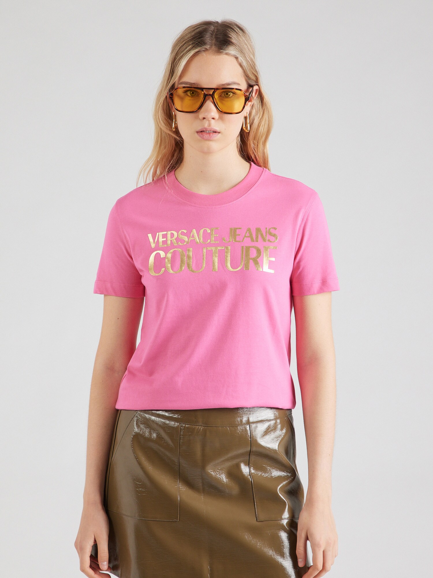 Versace Jeans Couture Póló  arany / világos-rózsaszín termék 2. képe