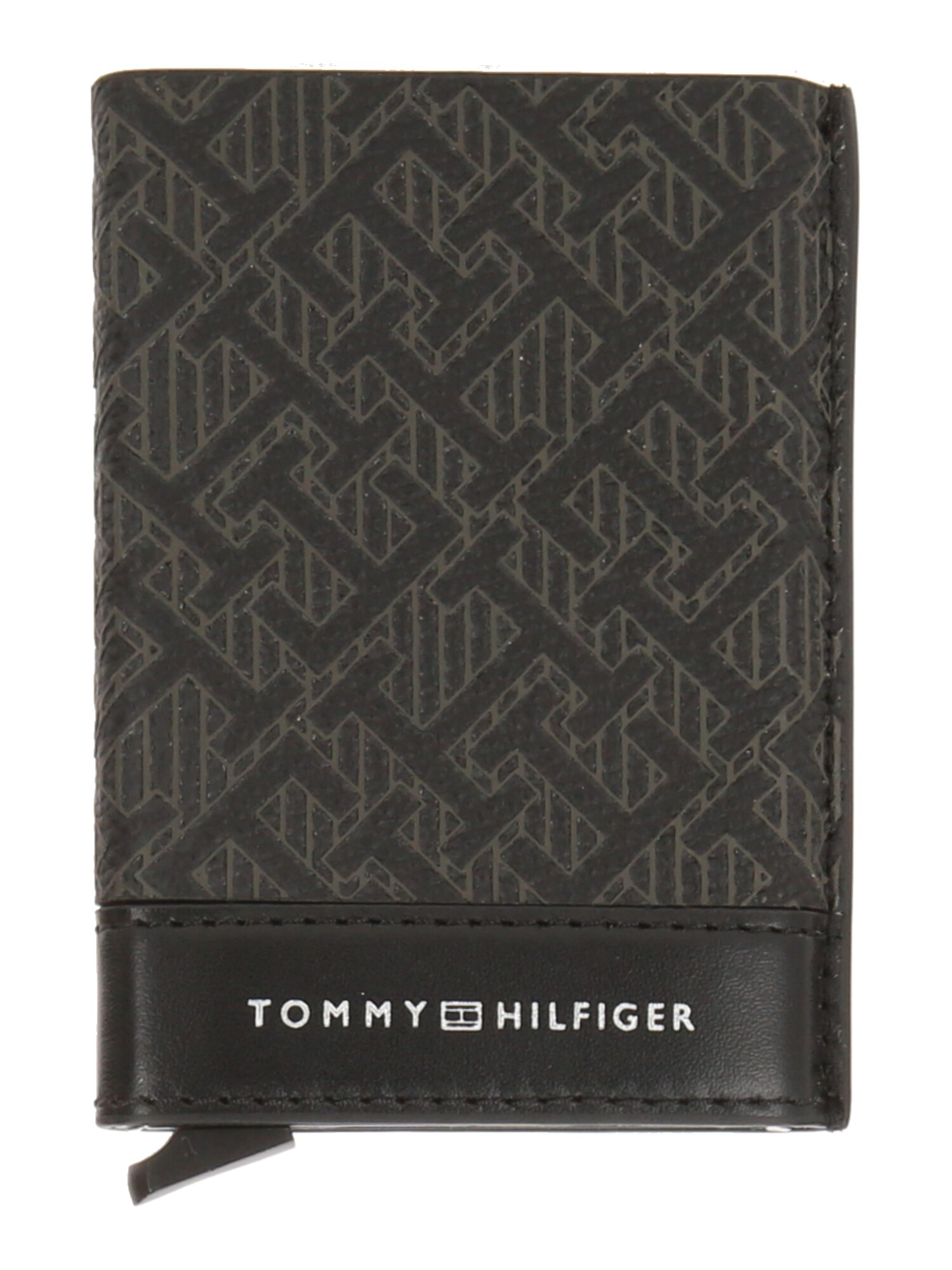 TOMMY HILFIGER Peňaženka  hnedá / čierna / biela