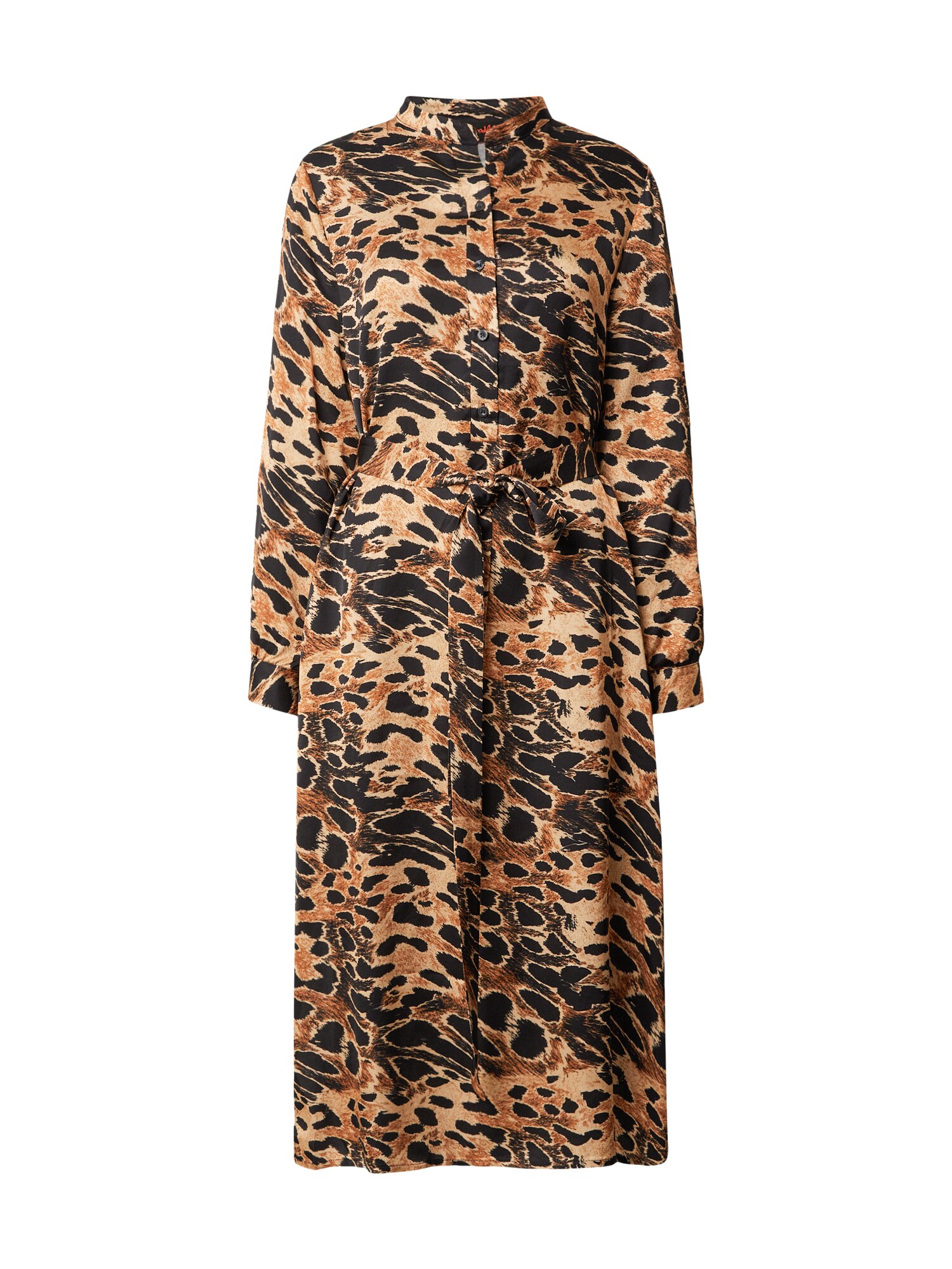 miss goodlife Rochie tip bluză Fancy  bej / maro coniac / negru