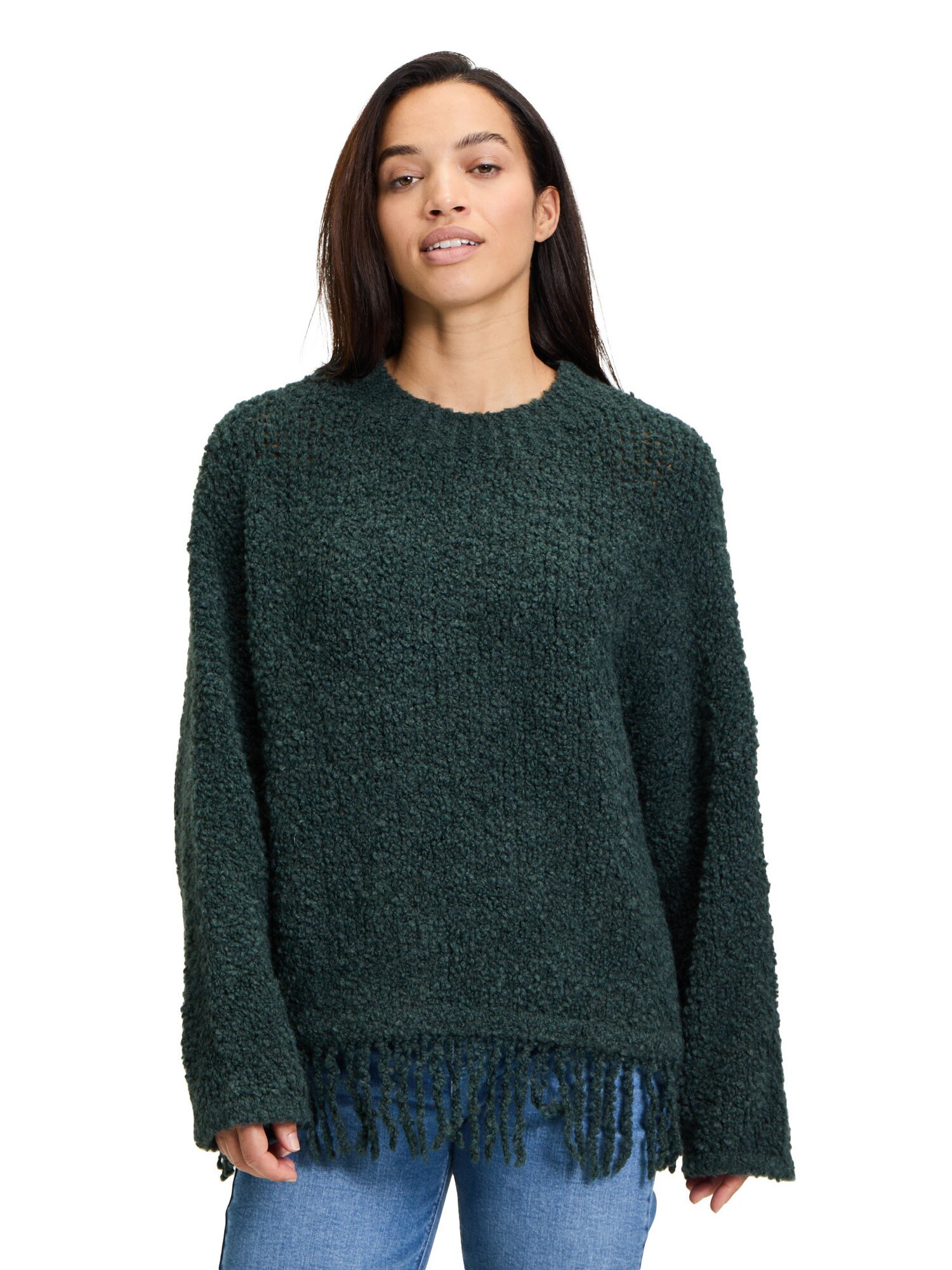 Thumbnail - Cartoon Strickpullover mit Fransen