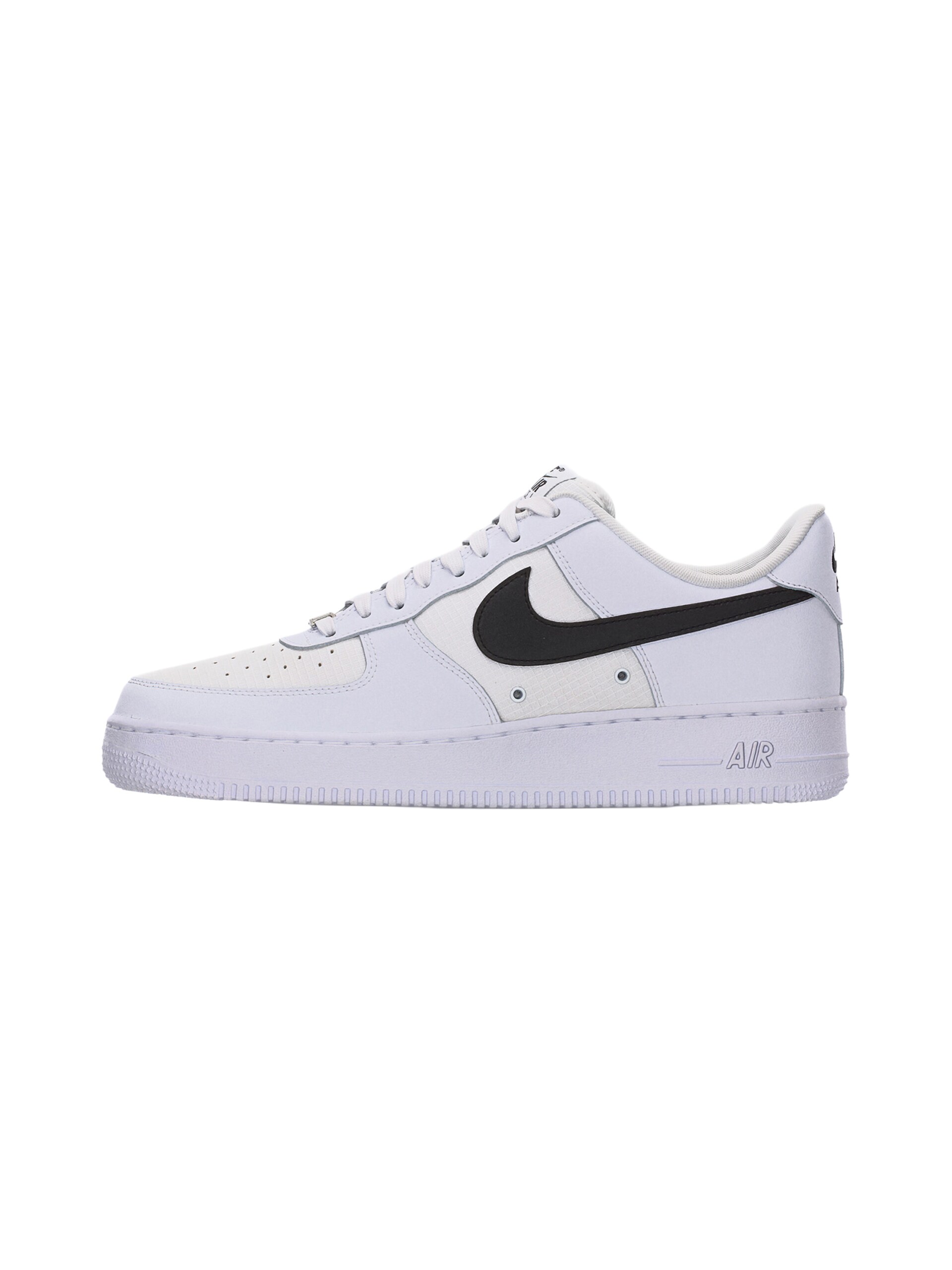 Nike Sportswear Låg sneaker 'Air Force 1 '07 LV8 Tech' svart / vit sneakers herr