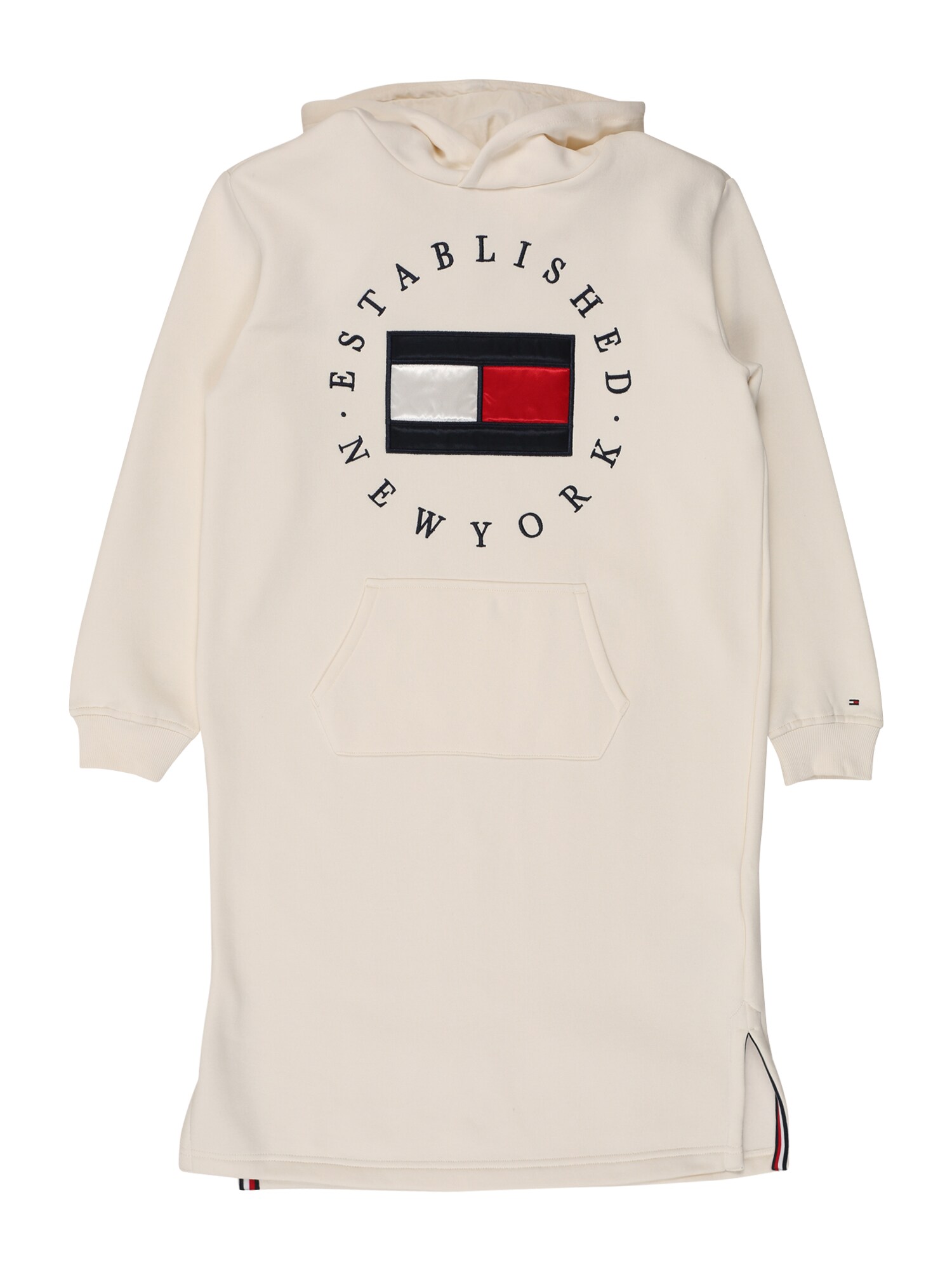 TOMMY HILFIGER Suknelė 'HERITAGE'  smėlio / tamsiai mėlyna / balta / raudona