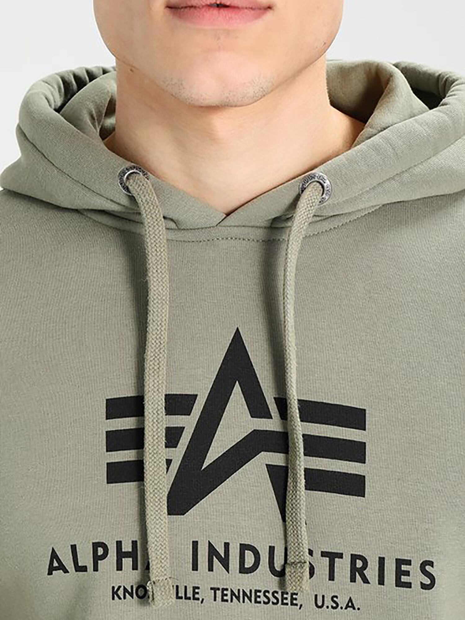 ALPHA INDUSTRIES Mikina 'Basic'  olivová (obrázok 5)