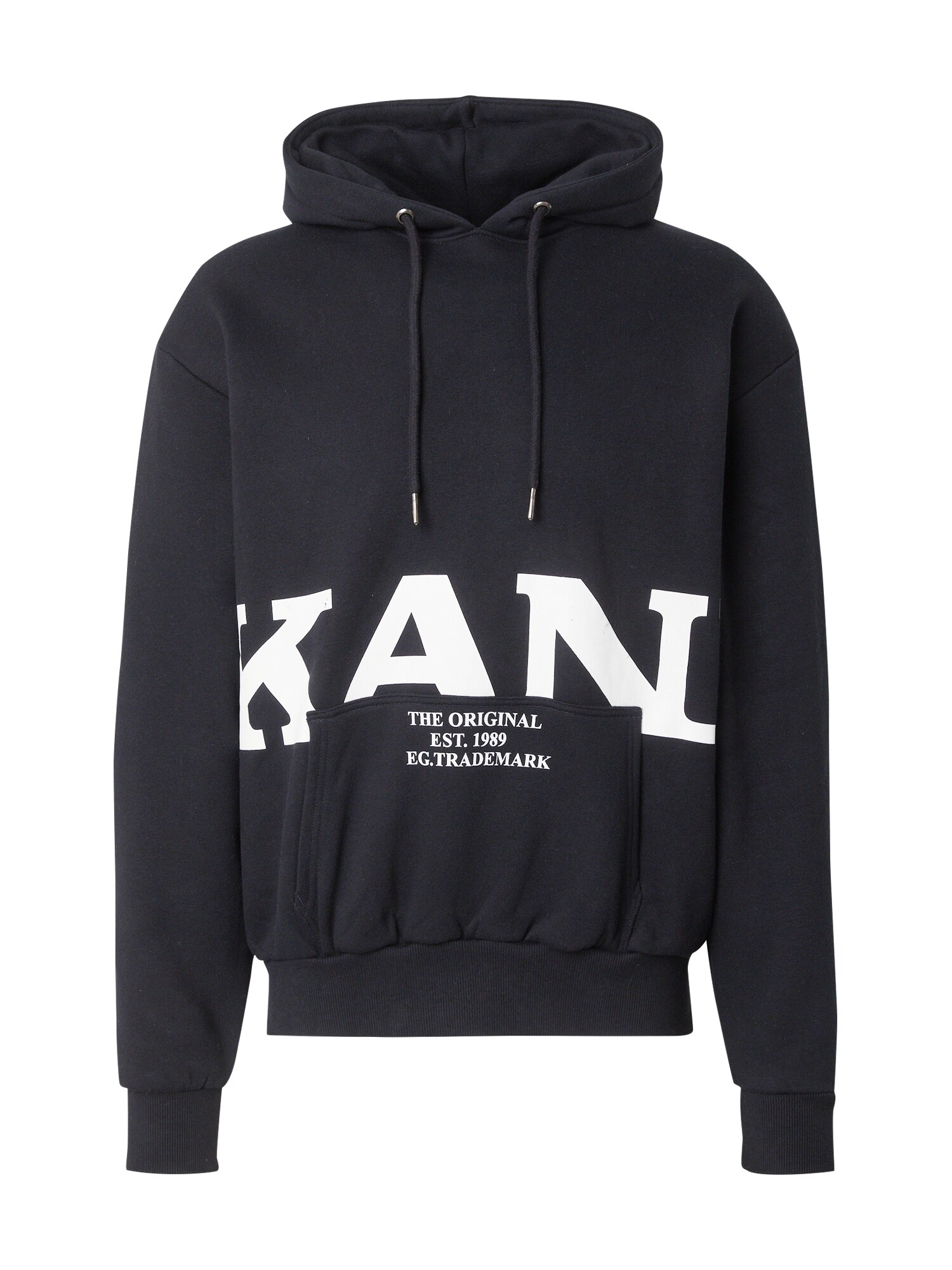 Karl Kani Bluză de molton  negru / alb