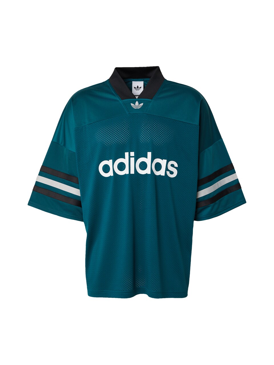 T-shirt 'Adicolor Oversized Football' petrol / svart