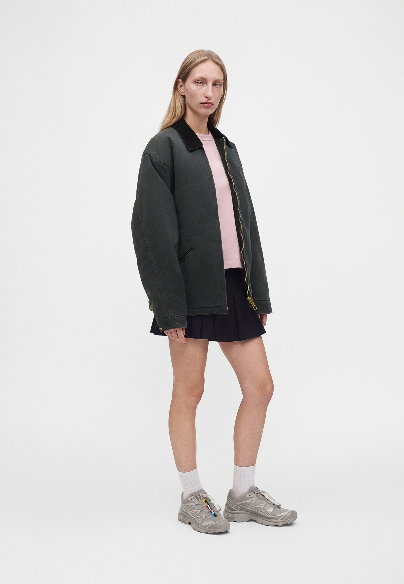 Carhartt WIP Chaqueta de entretiempo 'Detroit' negro – imagen 3