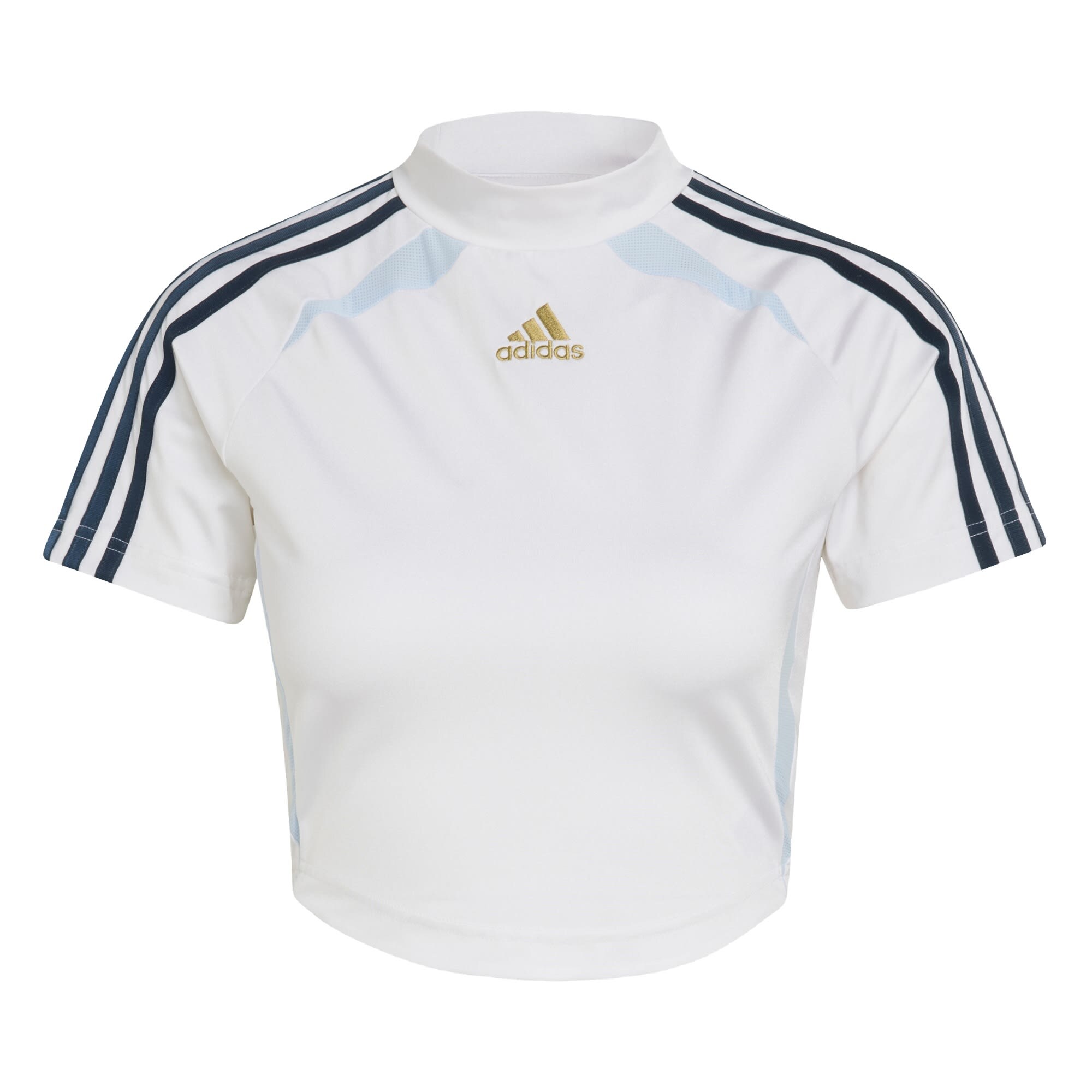 ADIDAS ORIGINALS Camiseta 'Teamgeist' navy / azul pastel / oro / blanco