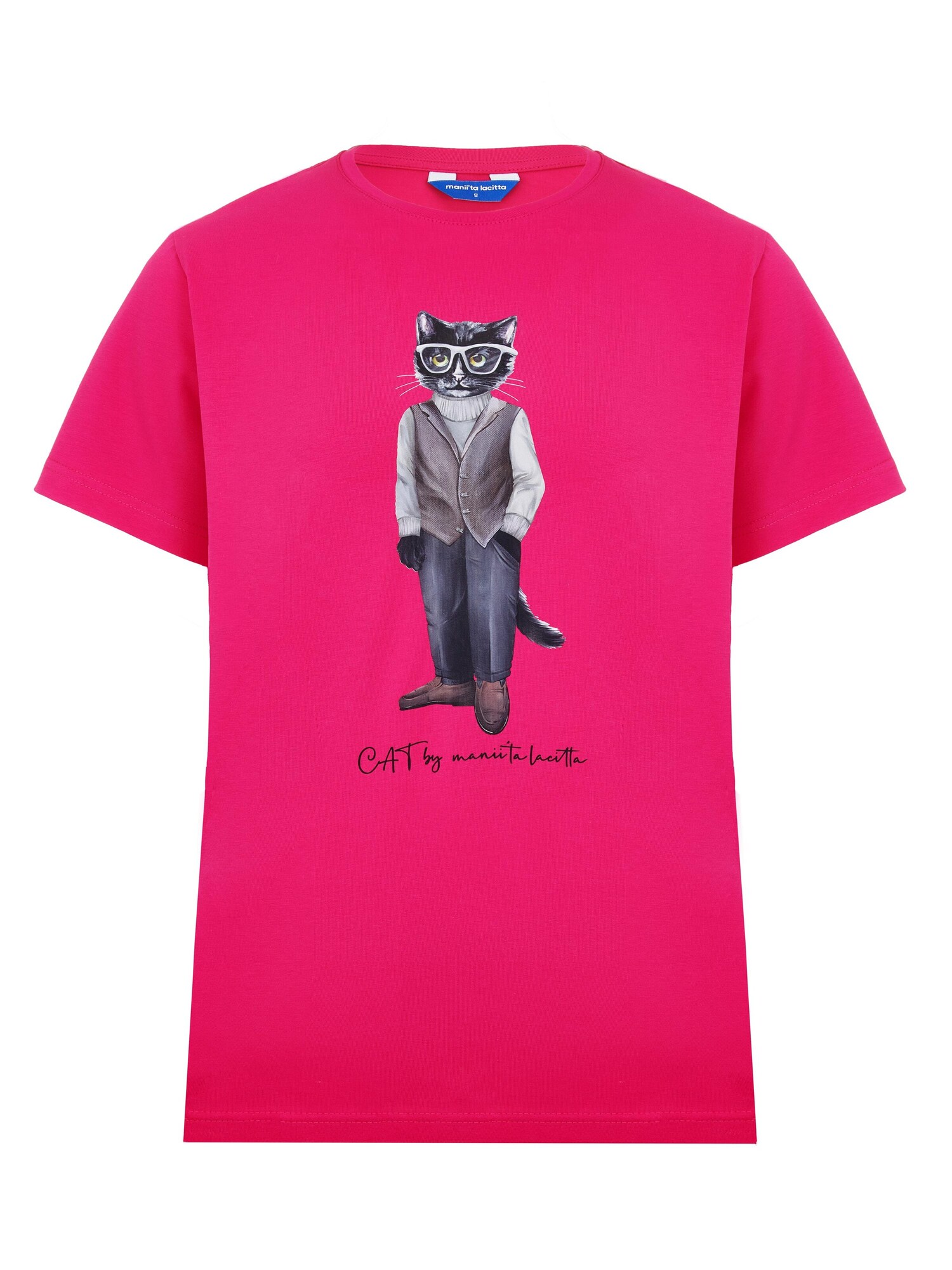 Cat e Lolette Tričko 'Minimalist Cat'  ružová