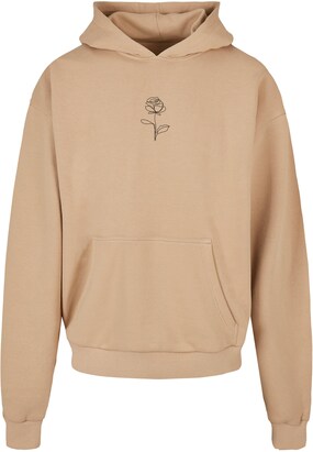 Merchcode Sweatshirt ‘Rose’ Beige / Zwart