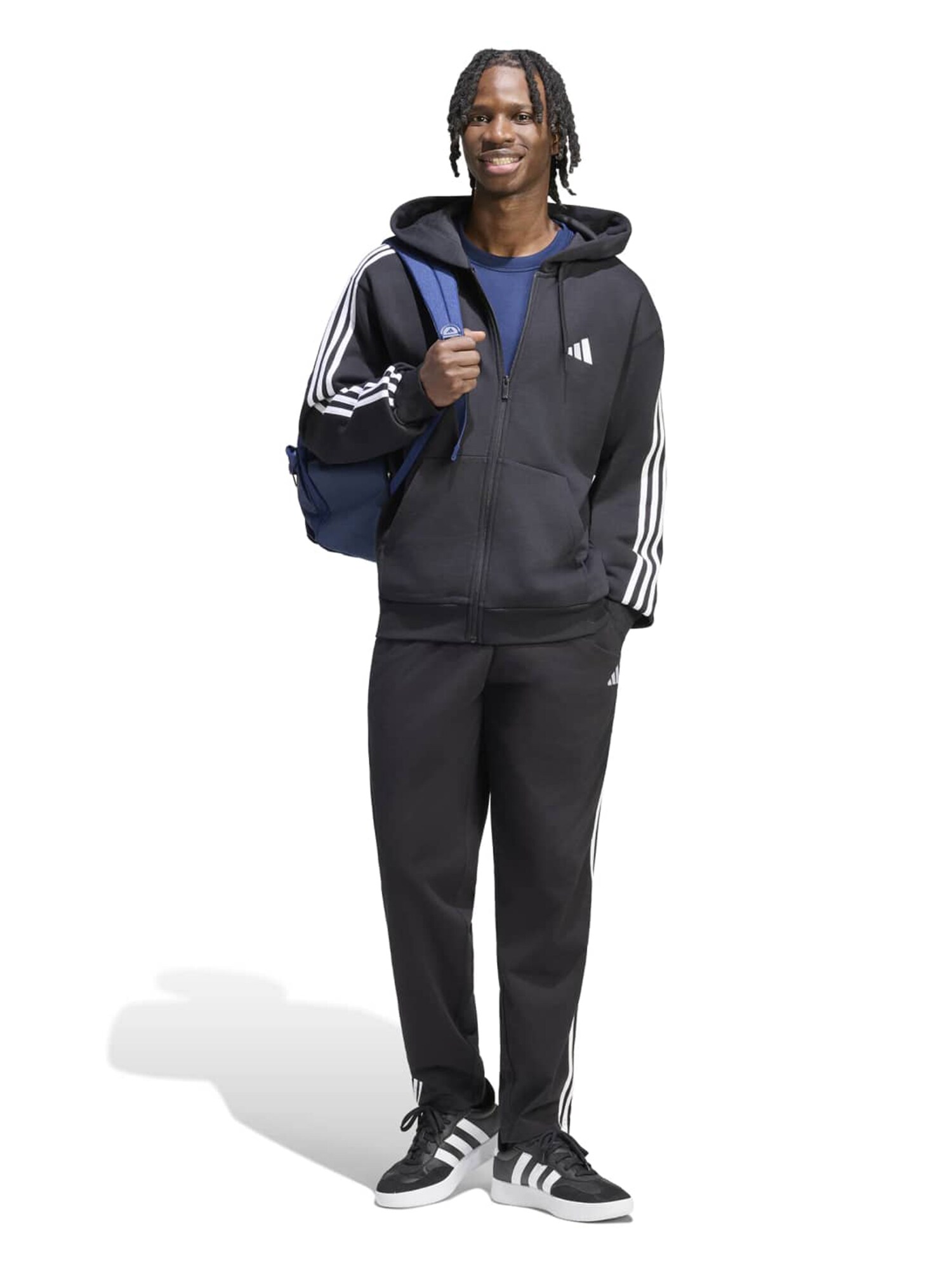 ADIDAS SPORTSWEAR Pantalón deportivo negro / blanco – imagen 8