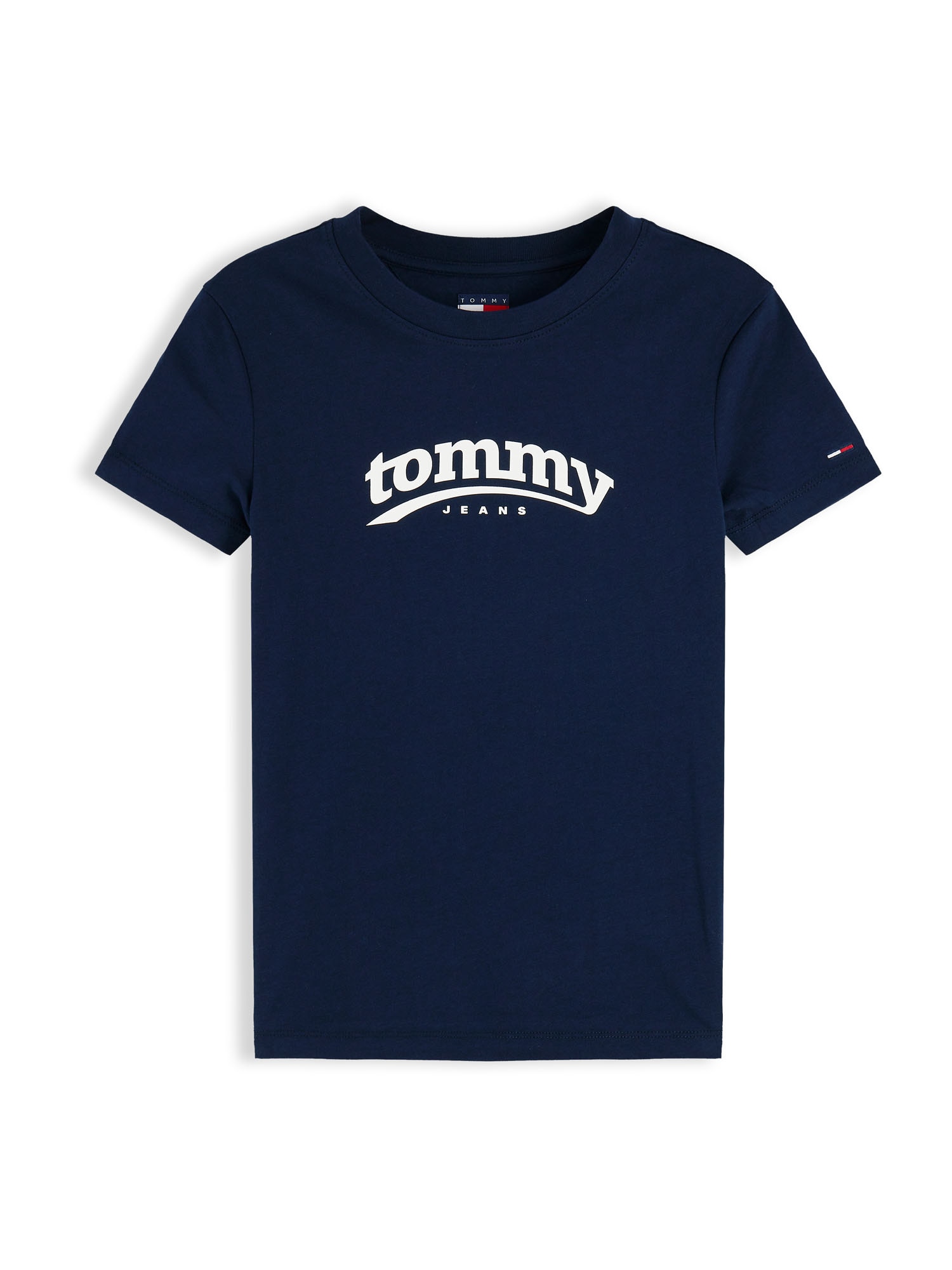 Tommy Jeans Tričko 'ESS'  tmavomodrá / biela