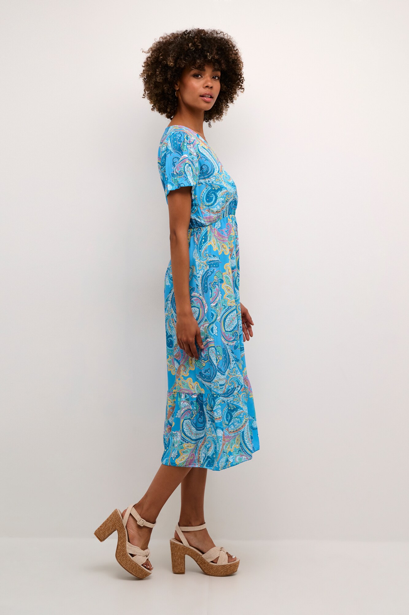 Thumbnail - Cream Kleid Dress