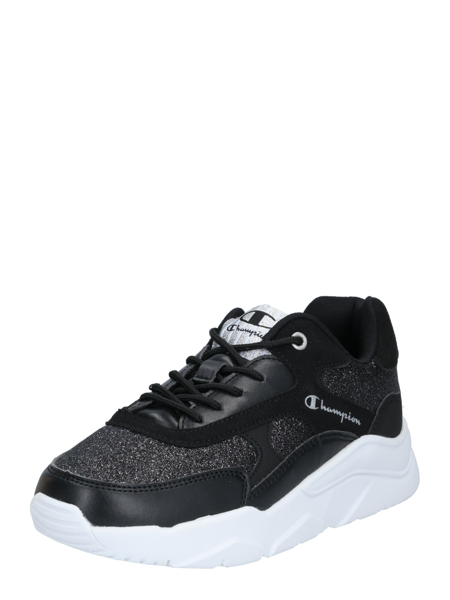 Champion Authentic Athletic Apparel Sportbačiai be auliuko  juoda / sidabrinė